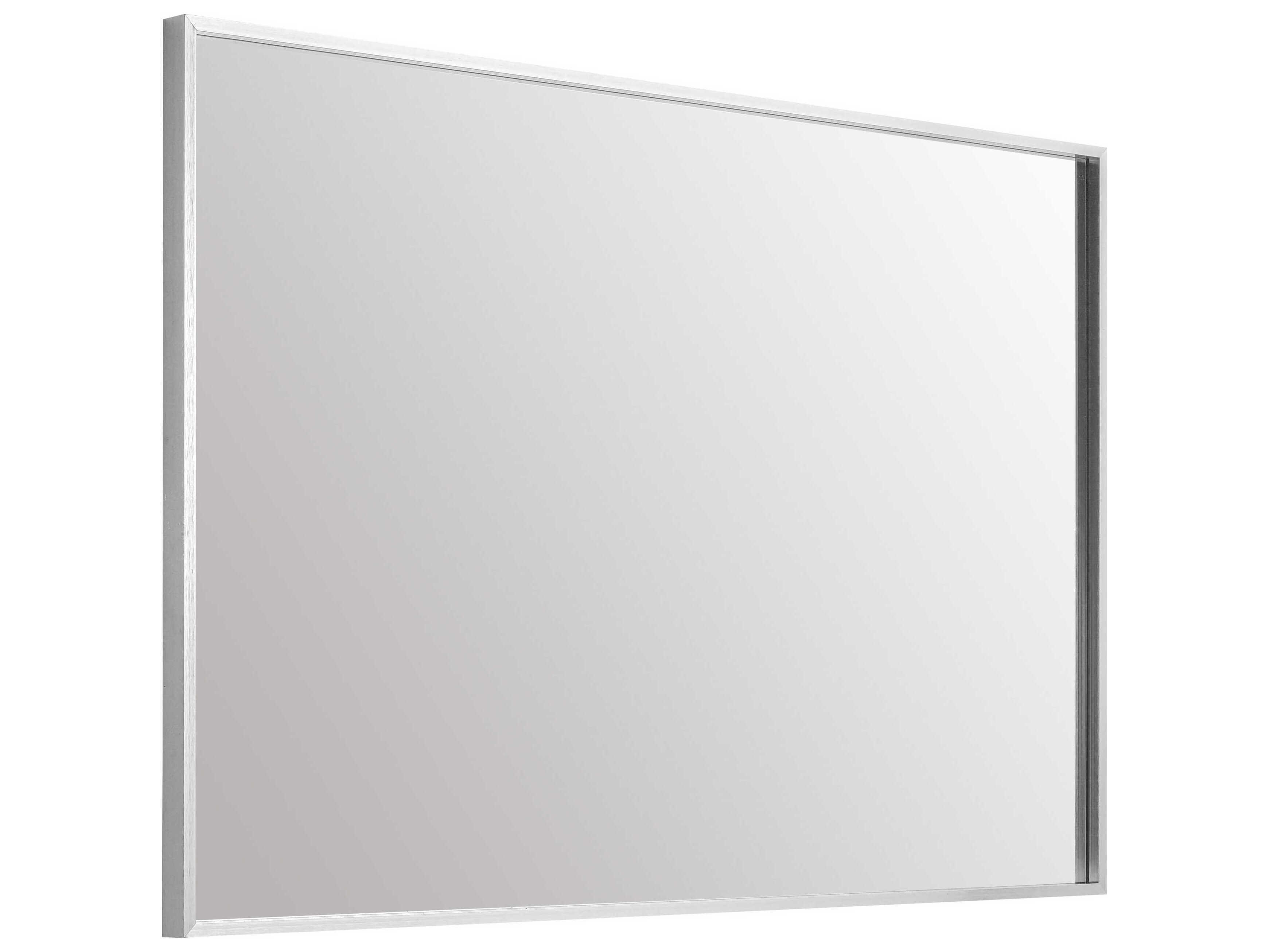 Elegant Lighting Grace Silver Rectangular Wall Mirror