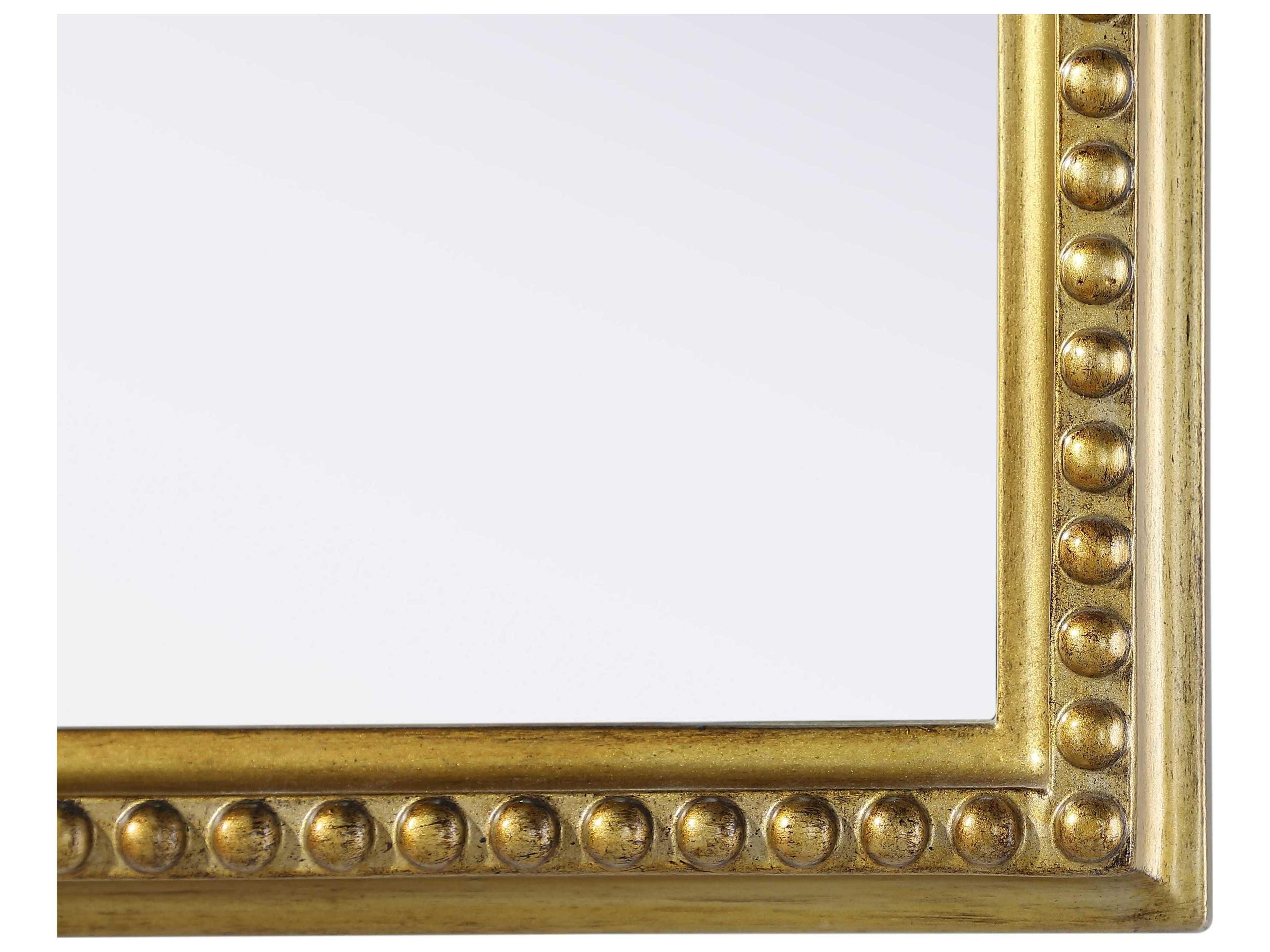 Elegant Lighting Naomi Distressed Antique Brass Wall Mirror