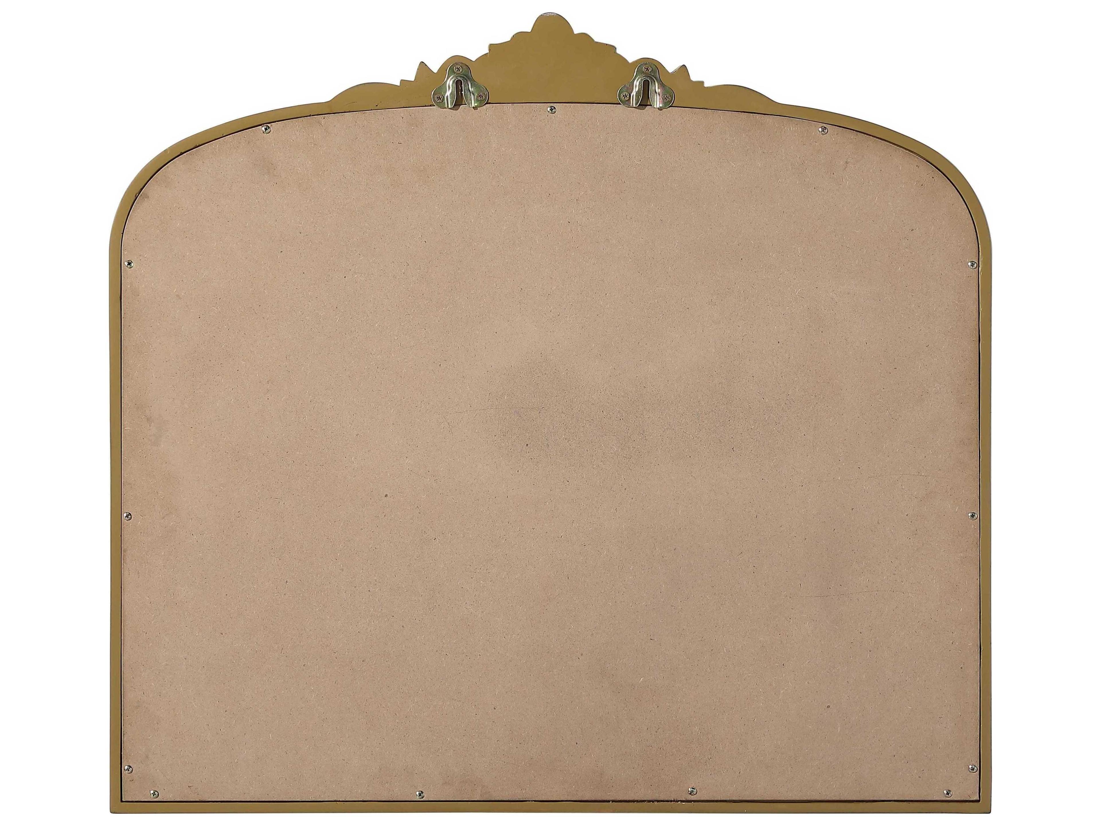 Elegant Lighting Naomi Distressed Antique Brass Floor Mirror