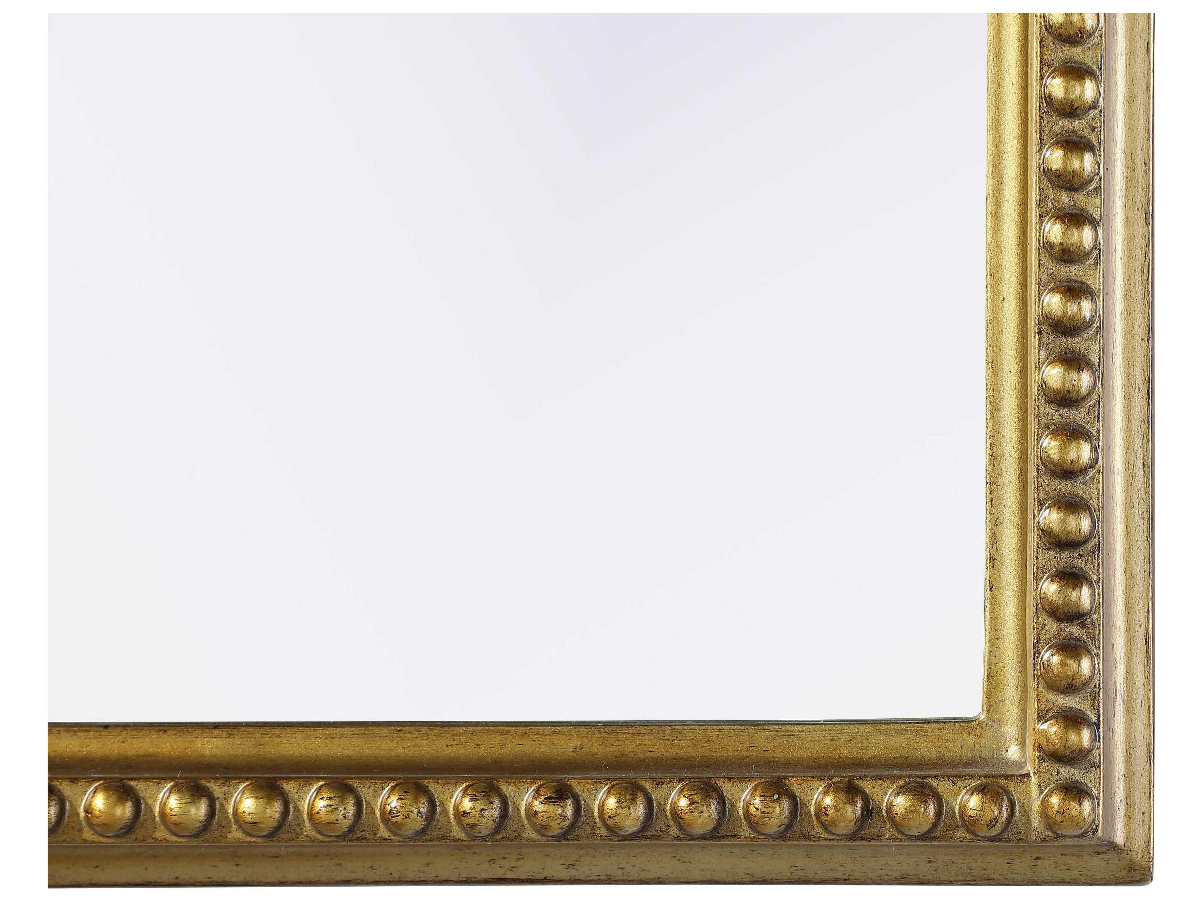 Elegant Lighting Naomi Distressed Antique Brass Wall Mirror