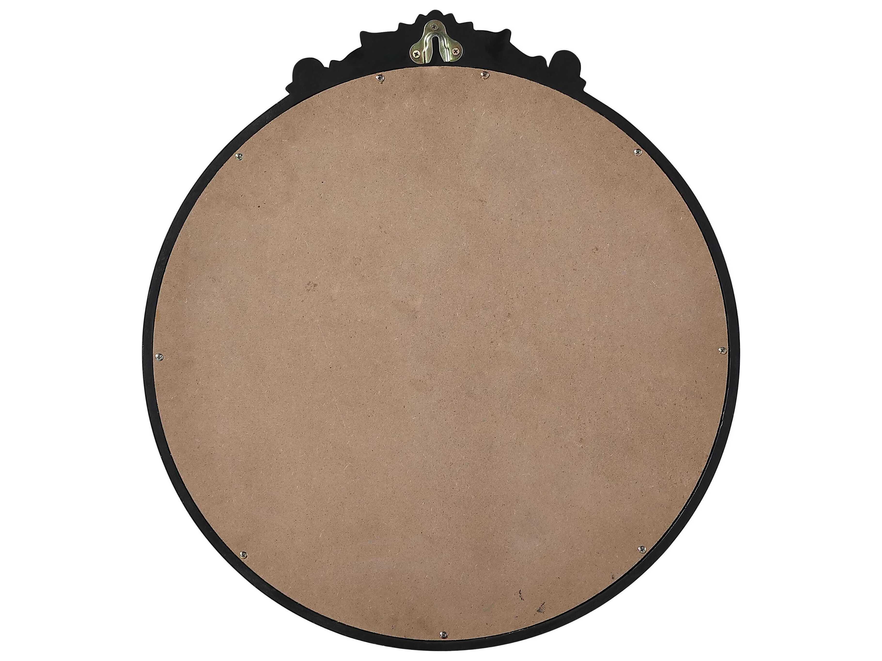 Elegant Lighting Naomi Distressed Vintage Bronze Round Wall Mirror