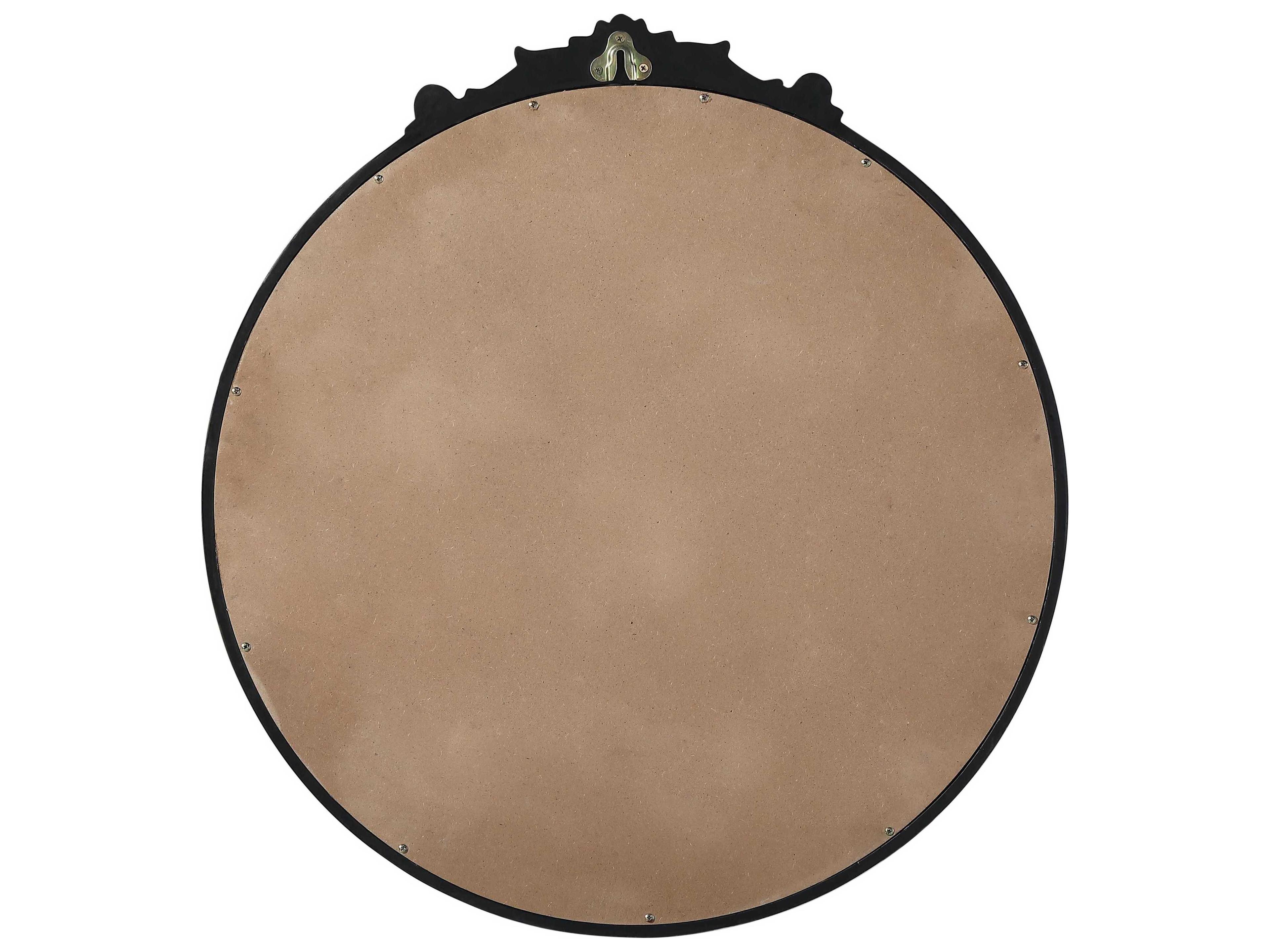 Elegant Lighting Naomi Distressed Vintage Bronze Round Wall Mirror