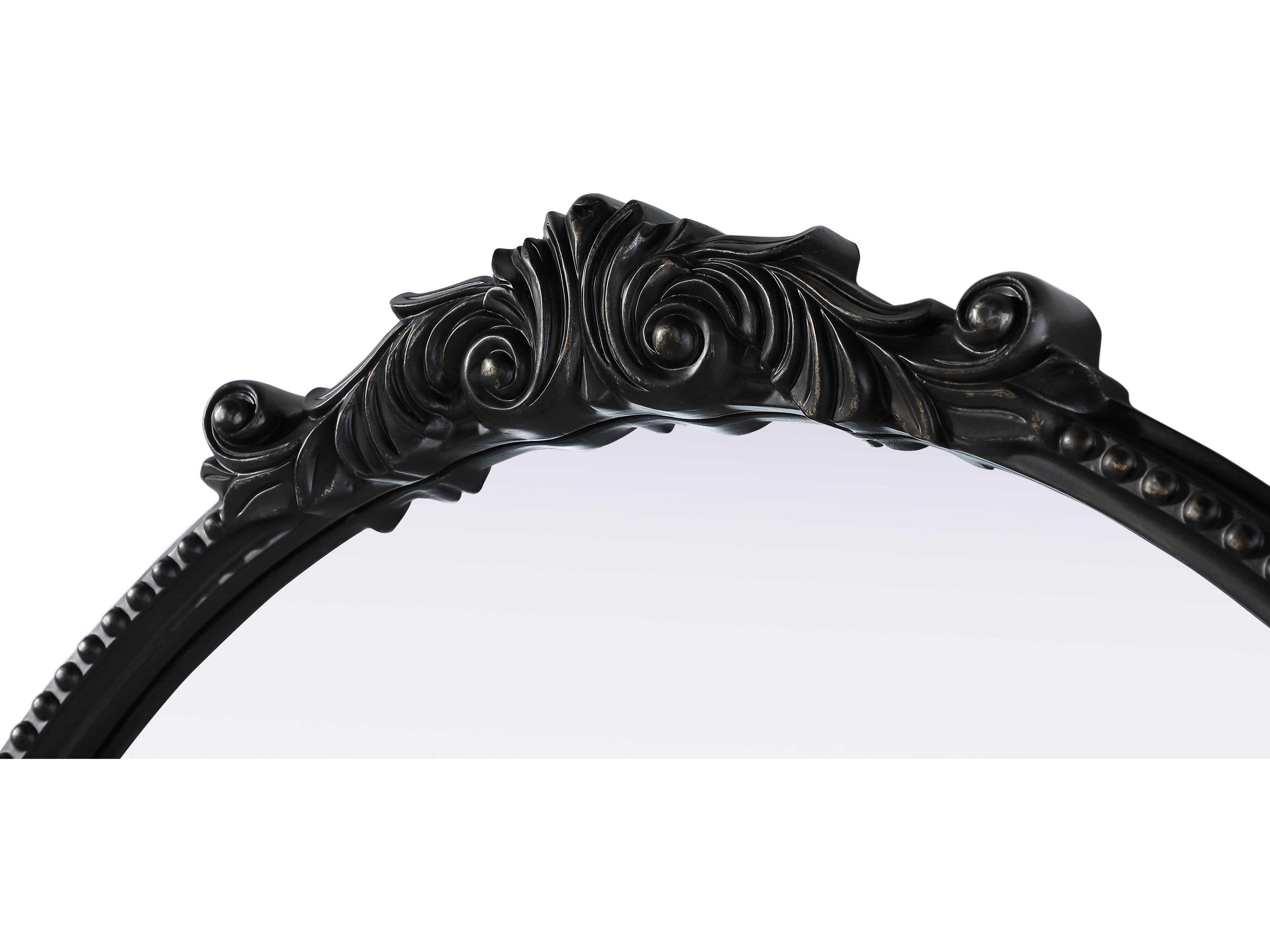 Elegant Lighting Naomi Distressed Vintage Bronze Round Wall Mirror