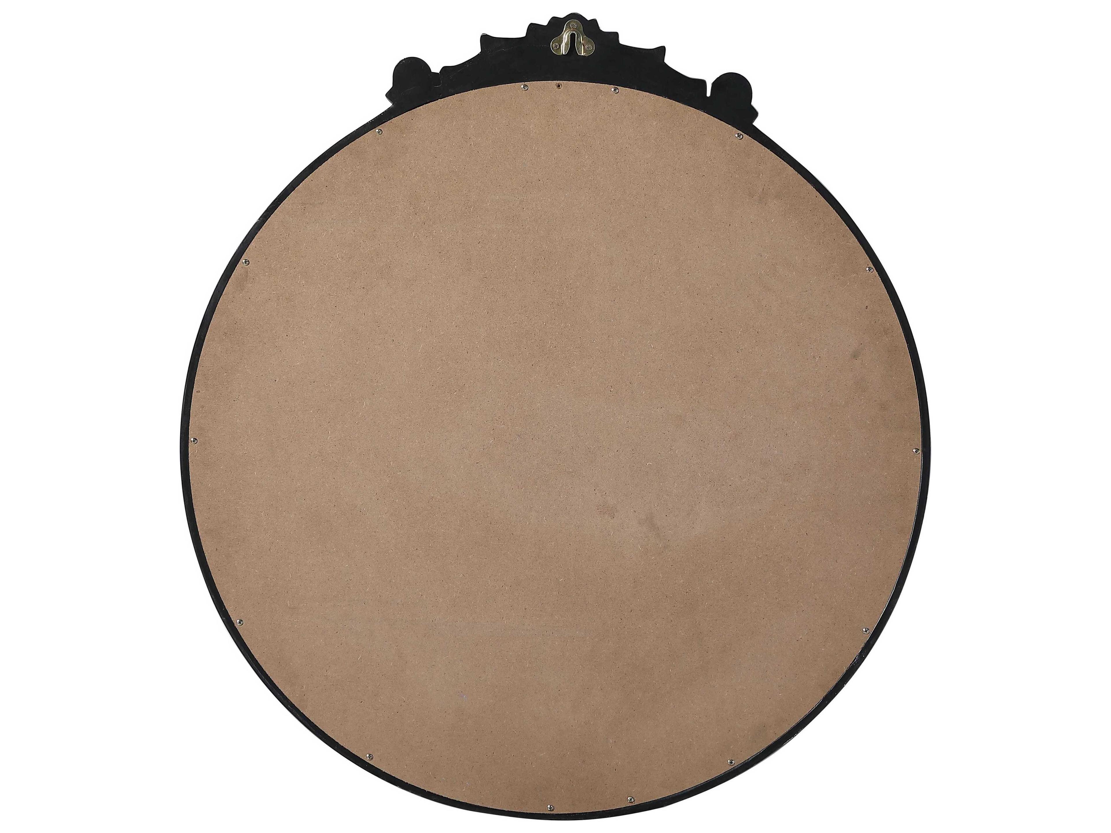 Elegant Lighting Naomi Distressed Vintage Bronze Round Wall Mirror