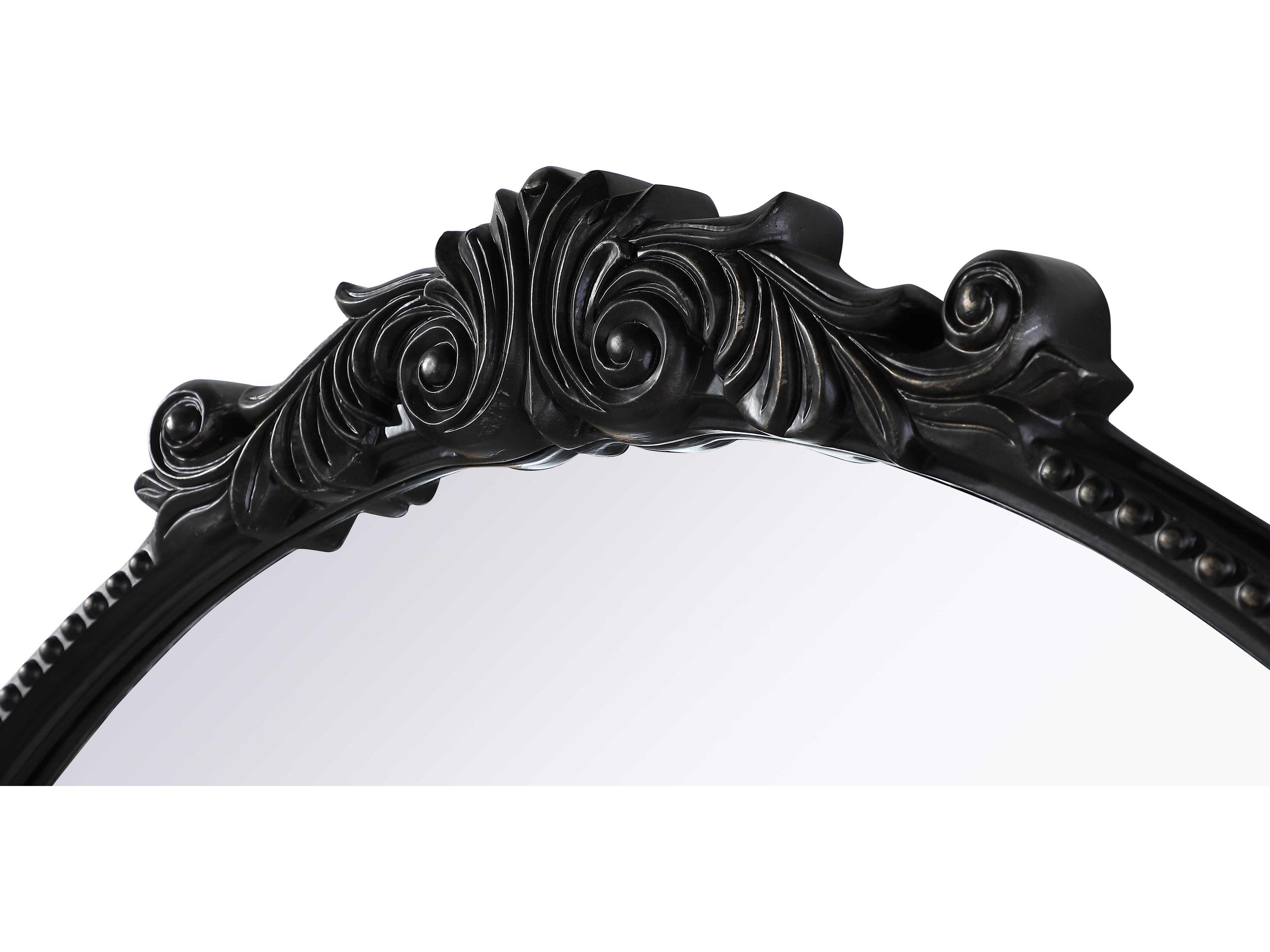 Elegant Lighting Naomi Distressed Vintage Bronze Round Wall Mirror