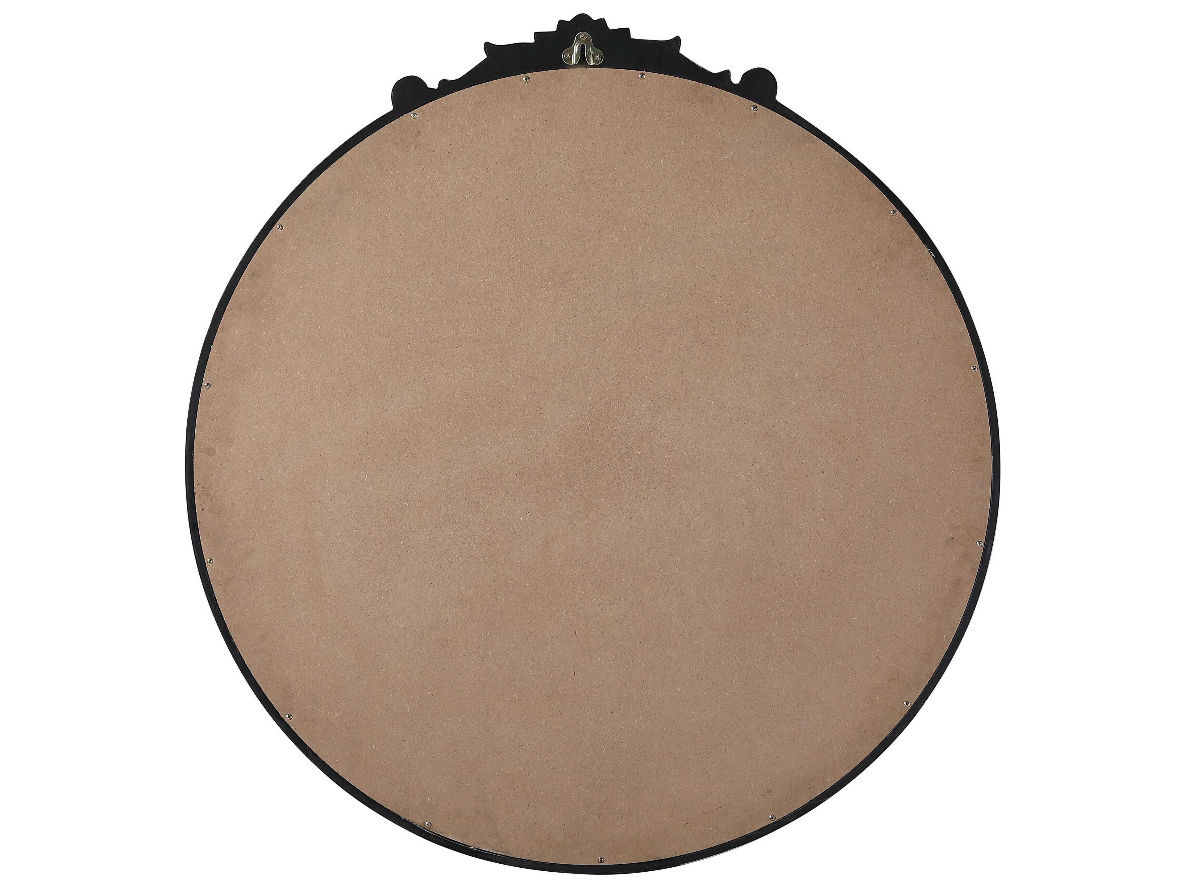 Elegant Lighting Naomi Distressed Vintage Bronze Round Wall Mirror