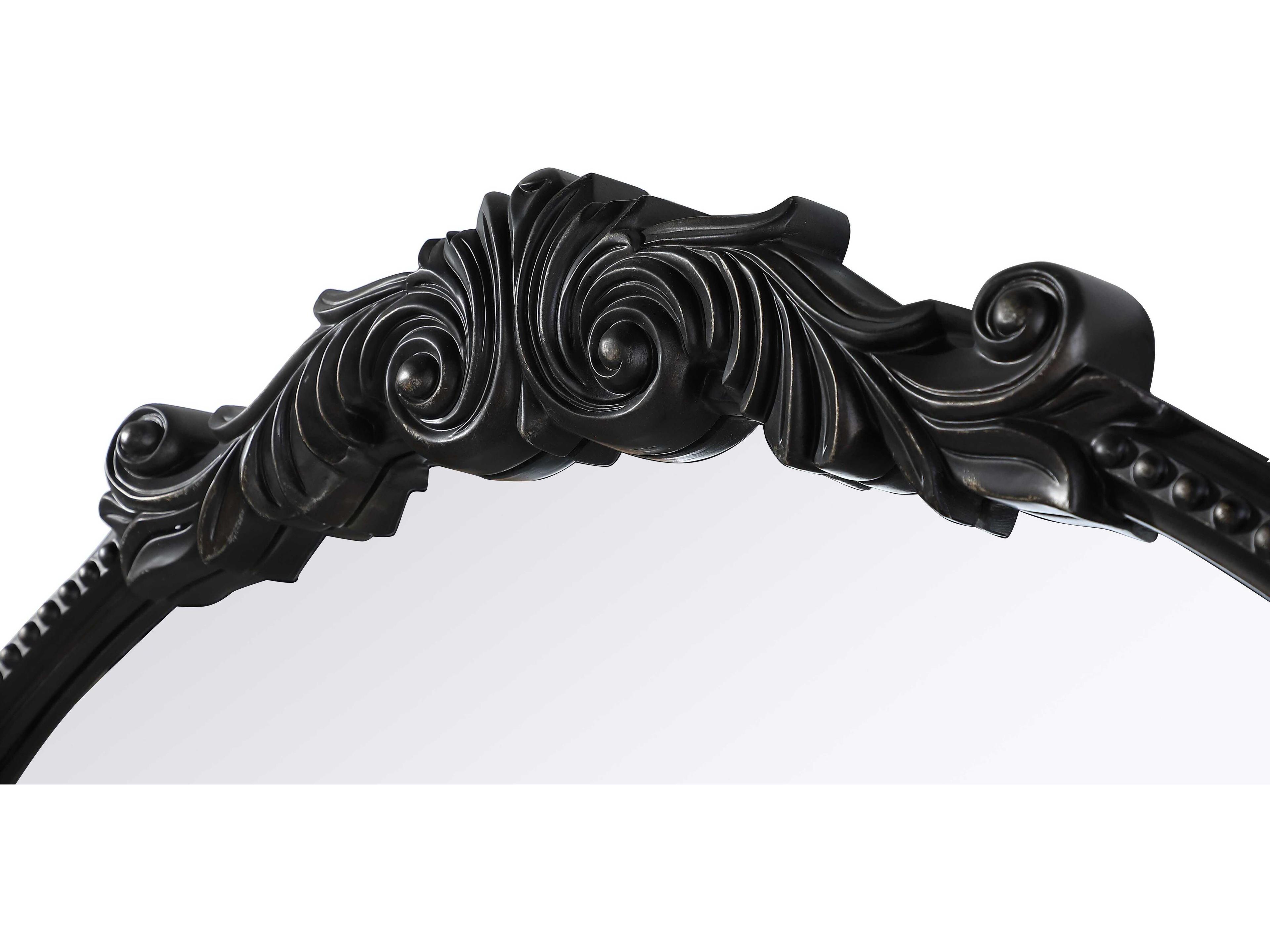 Elegant Lighting Naomi Distressed Vintage Bronze Round Wall Mirror