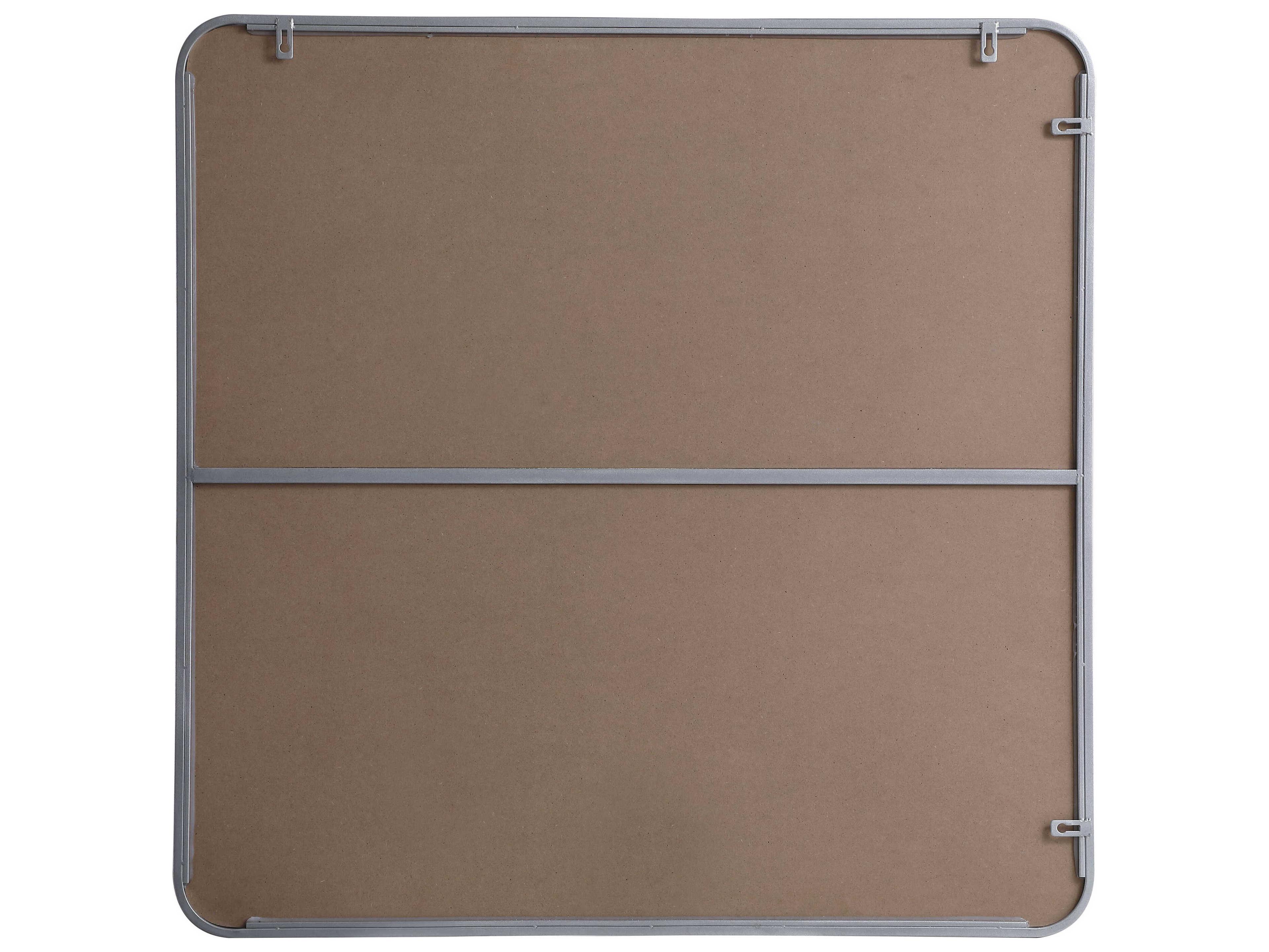 Elegant Lighting Evermore Silver Rectangular Wall Mirror