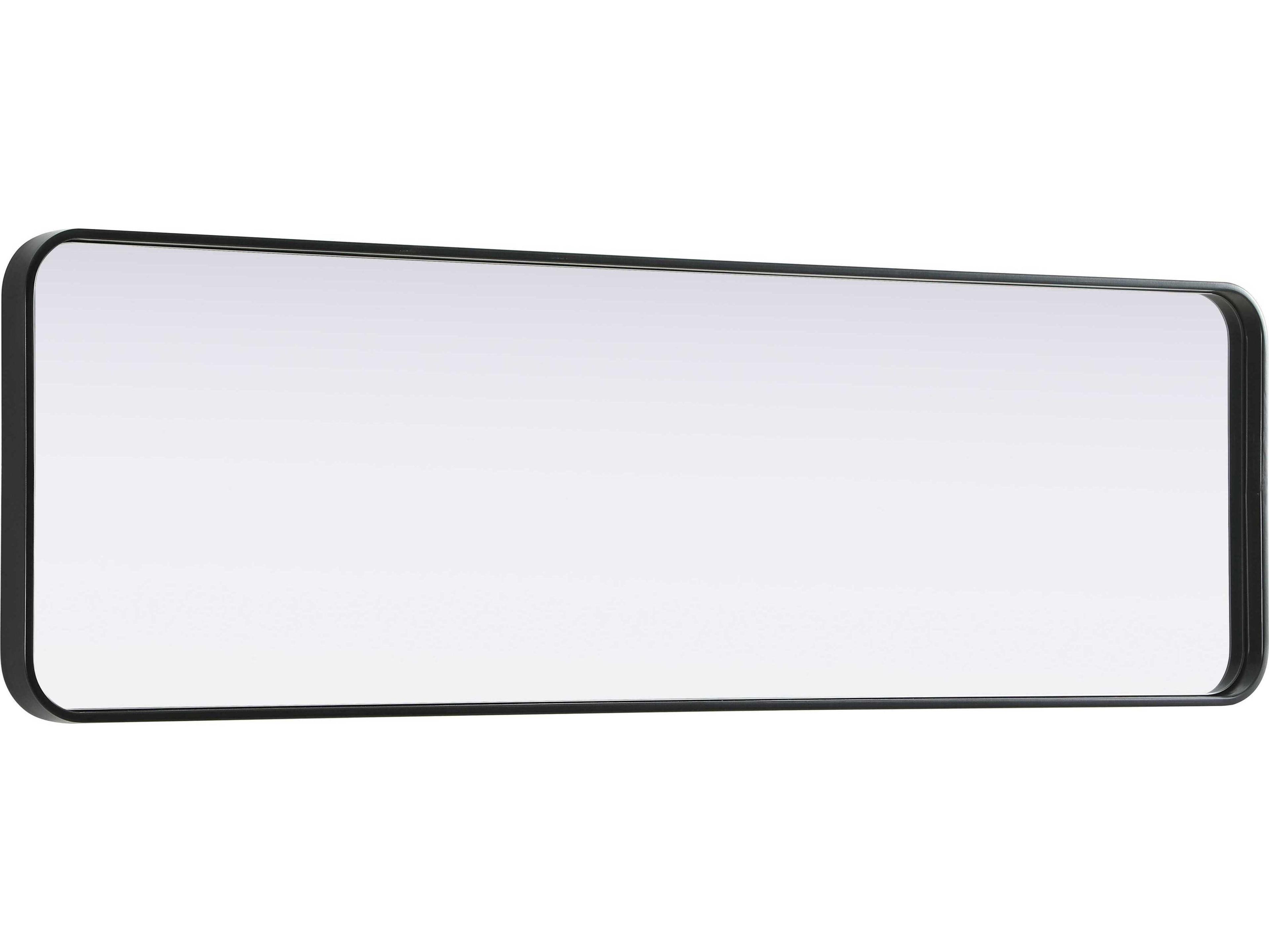 Elegant Lighting Remy Black Rectangular Wall Mirror