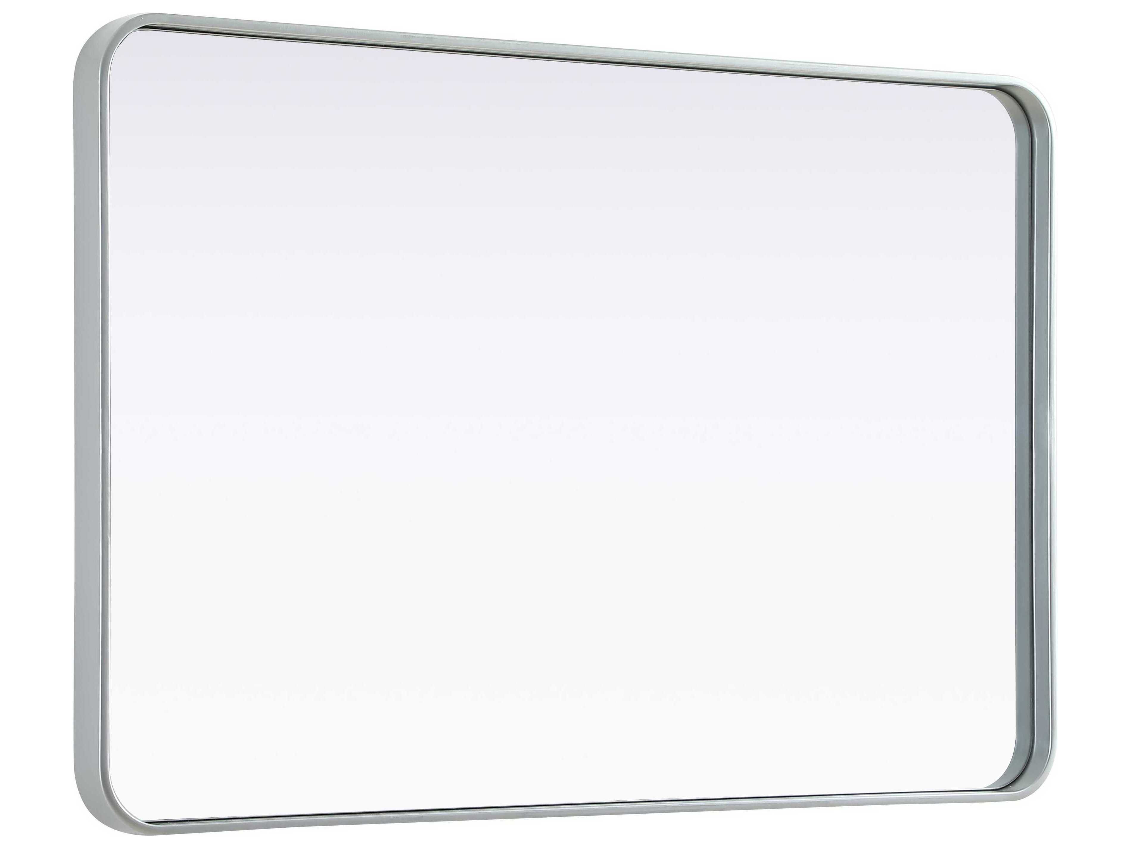 Elegant Lighting Remy Silver Rectangular Wall Mirror