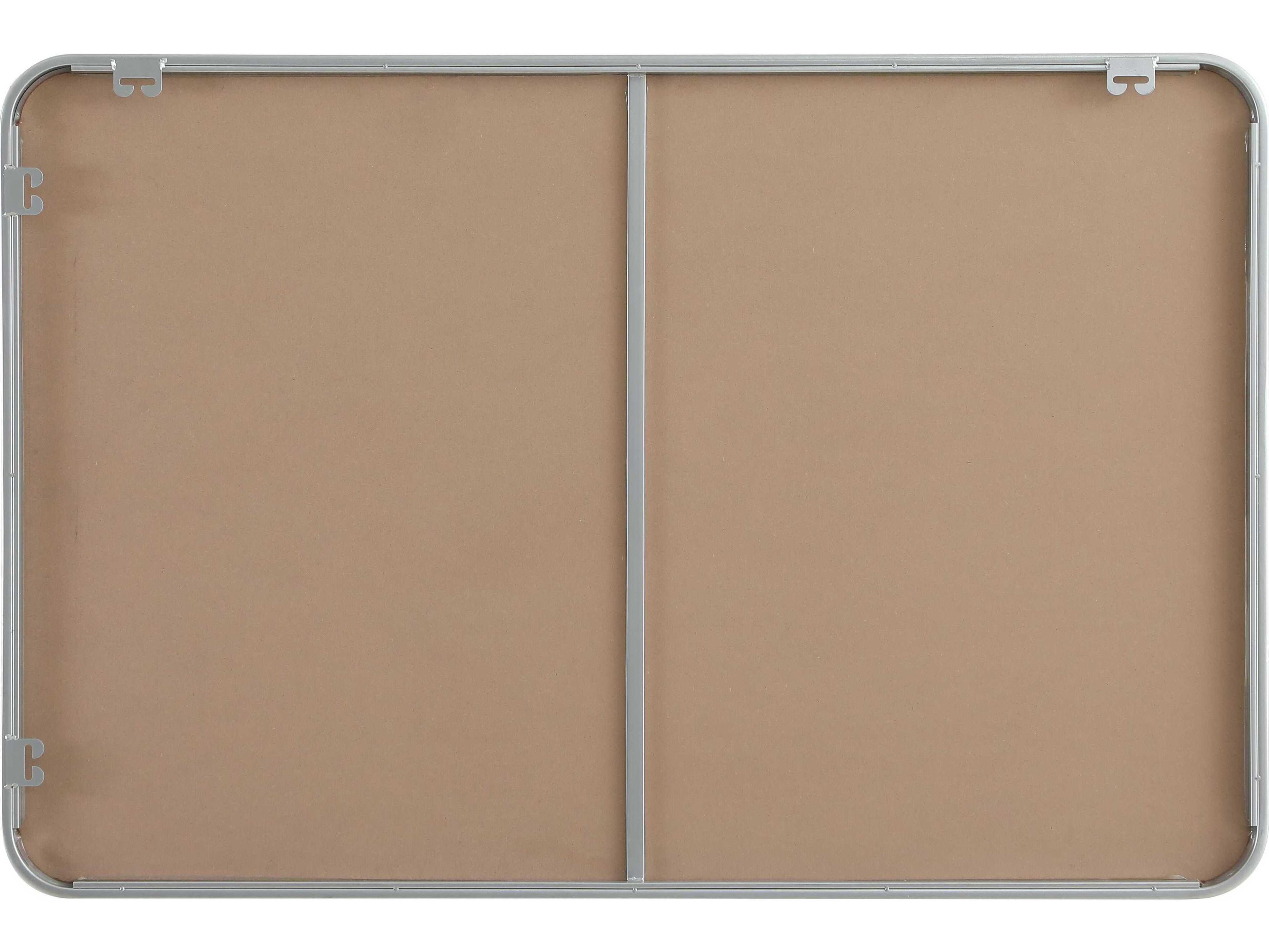 Elegant Lighting Remy Silver Rectangular Wall Mirror