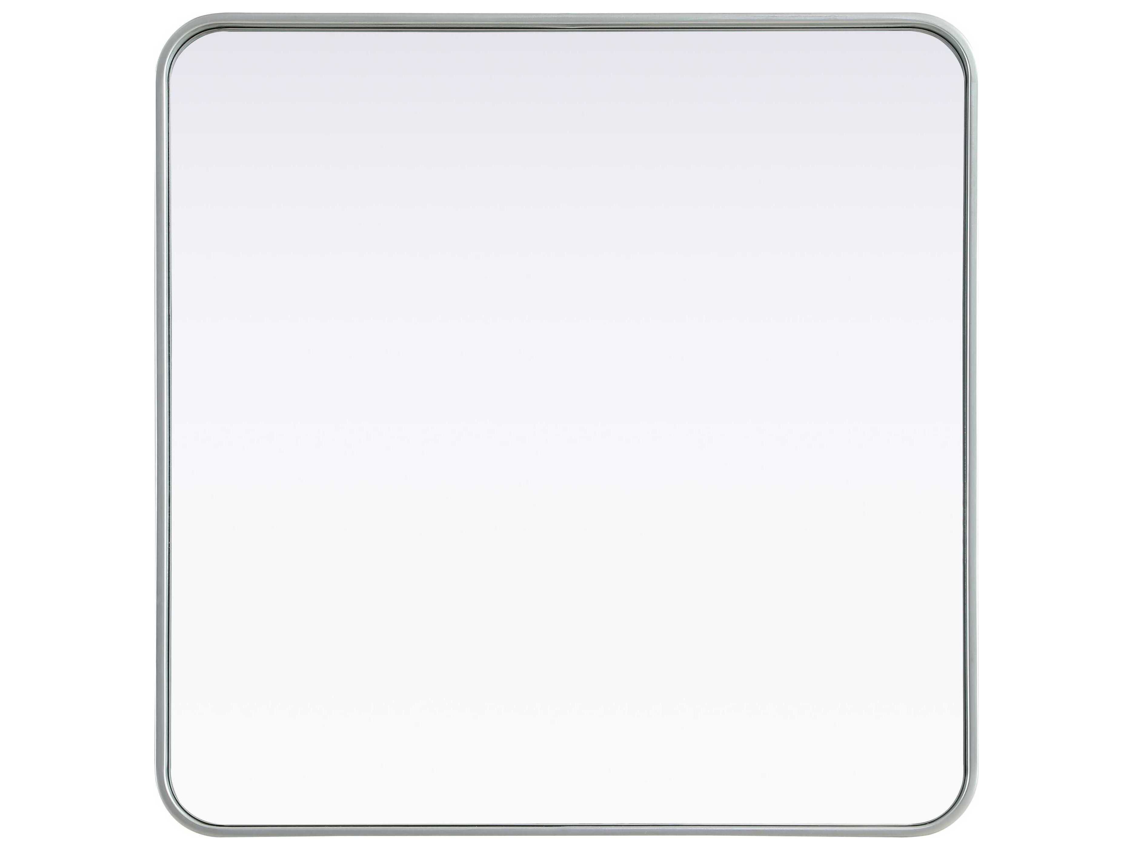 Elegant Lighting Remy Silver Square Wall Mirror