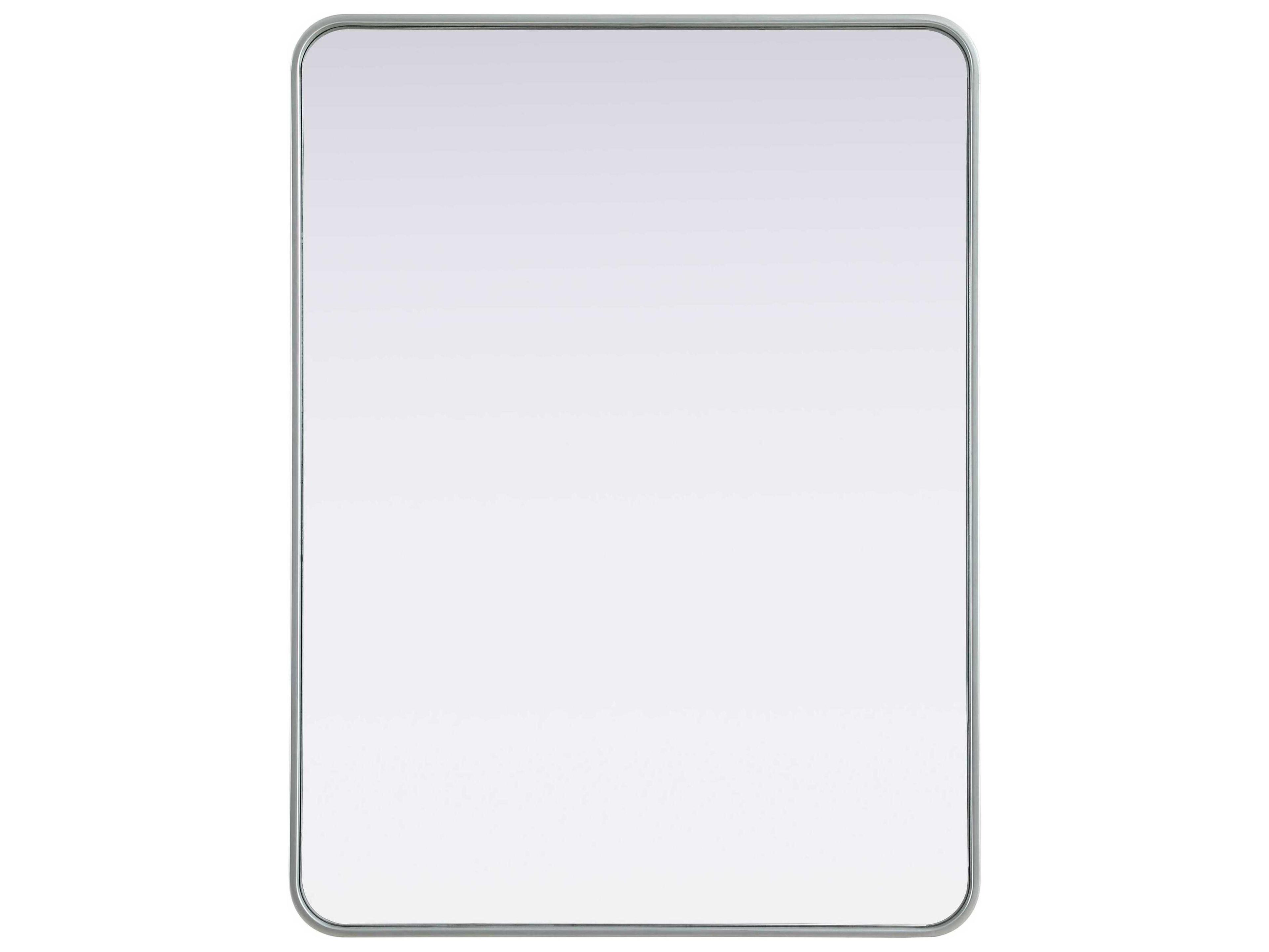 Elegant Lighting Remy Silver Rectangular Wall Mirror