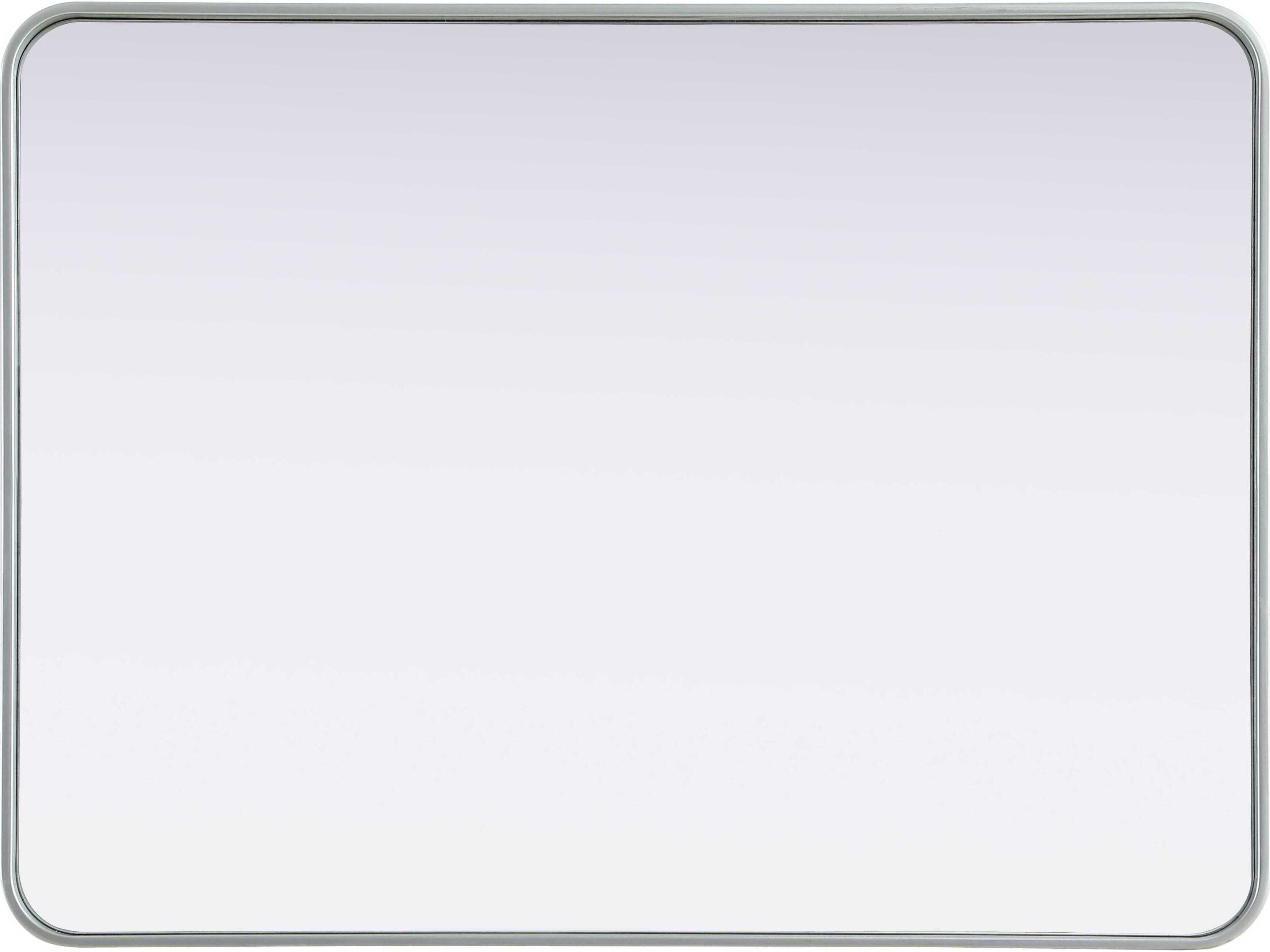 Elegant Lighting Remy Silver Rectangular Wall Mirror