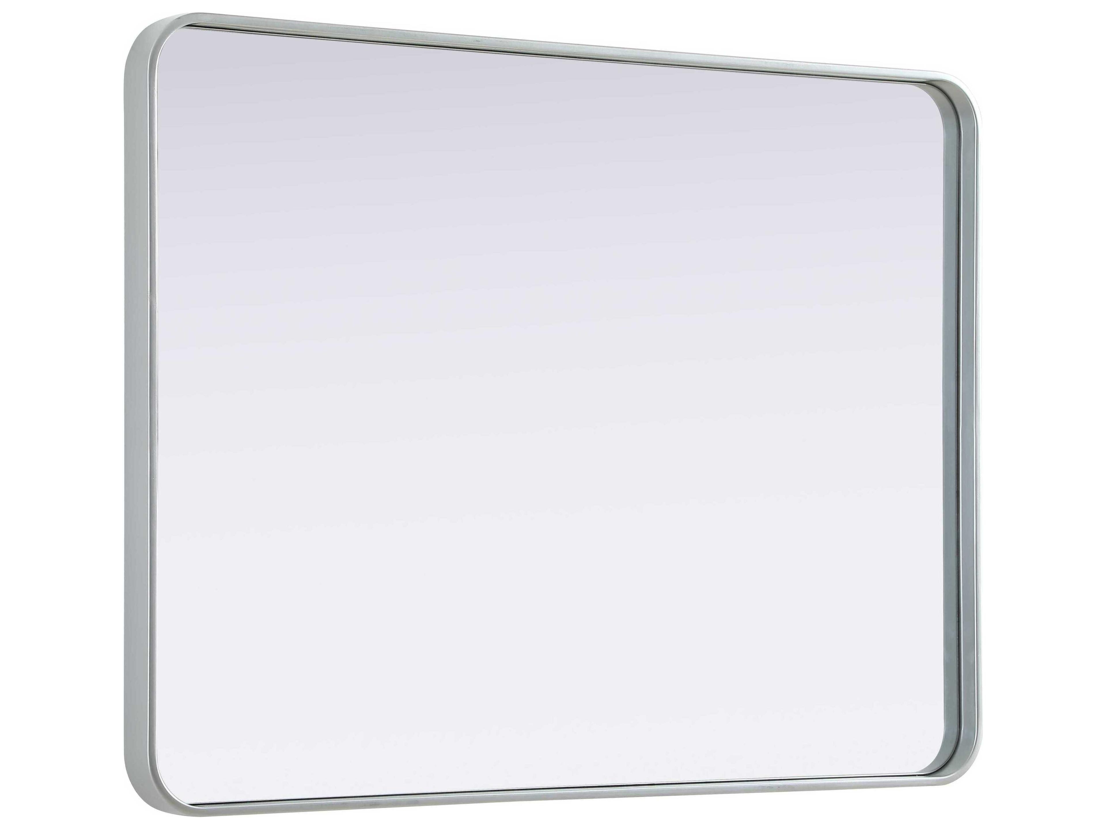 Elegant Lighting Remy Silver Rectangular Wall Mirror
