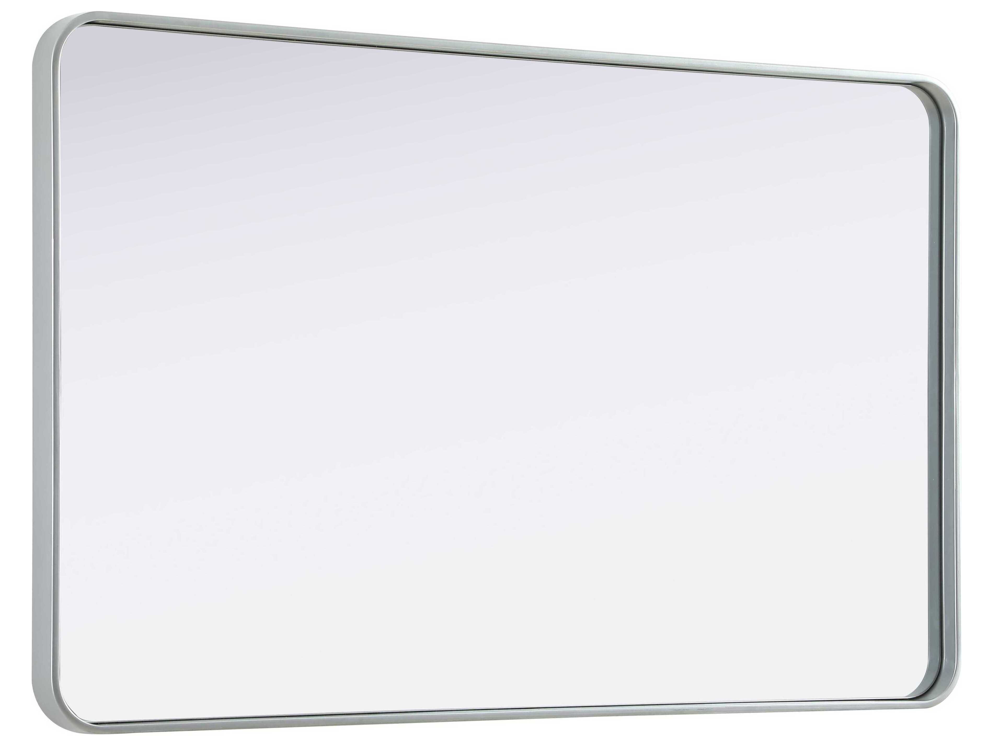 Elegant Lighting Remy Silver Rectangular Wall Mirror