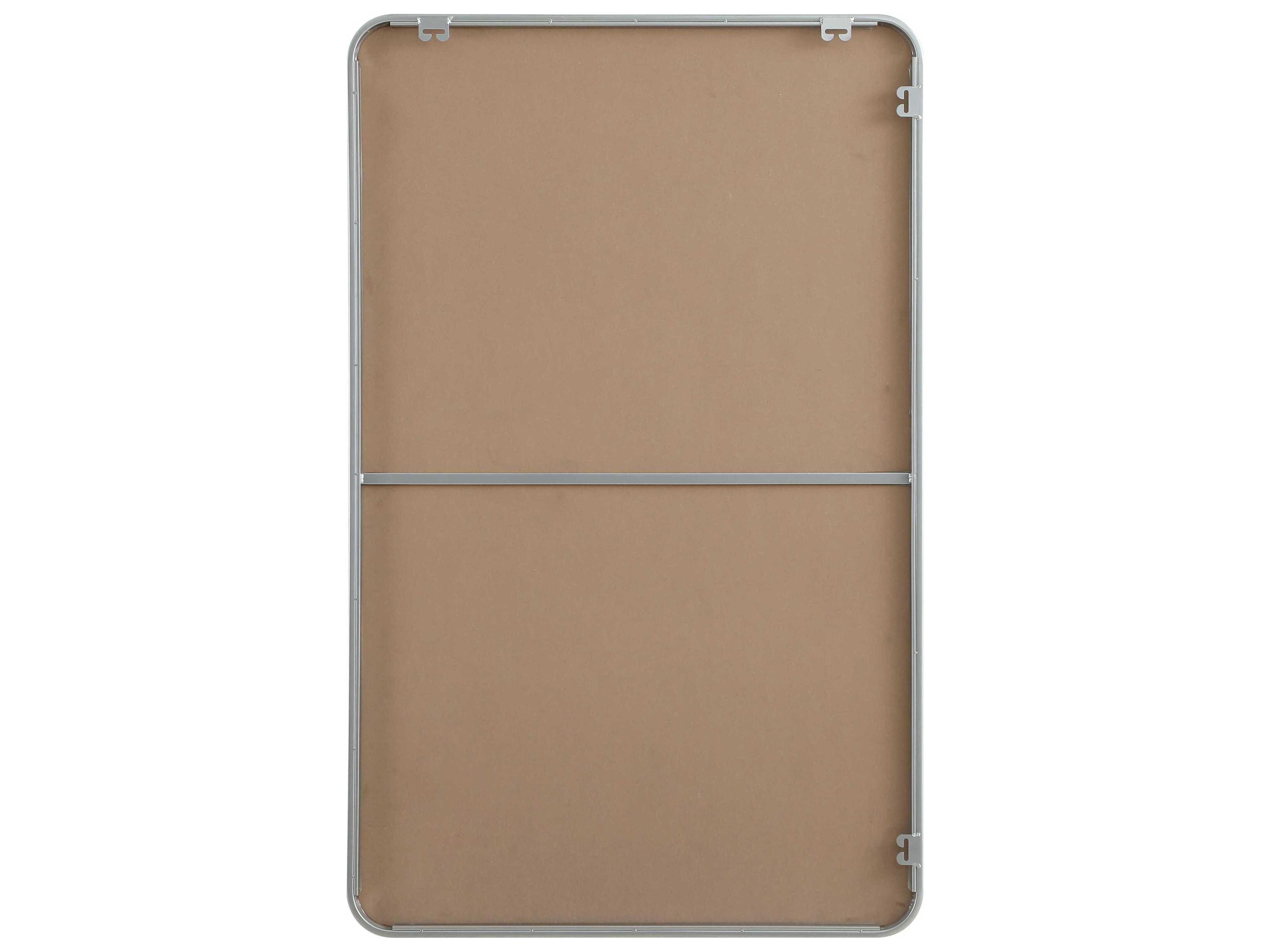 Elegant Lighting Remy Silver Rectangular Wall Mirror