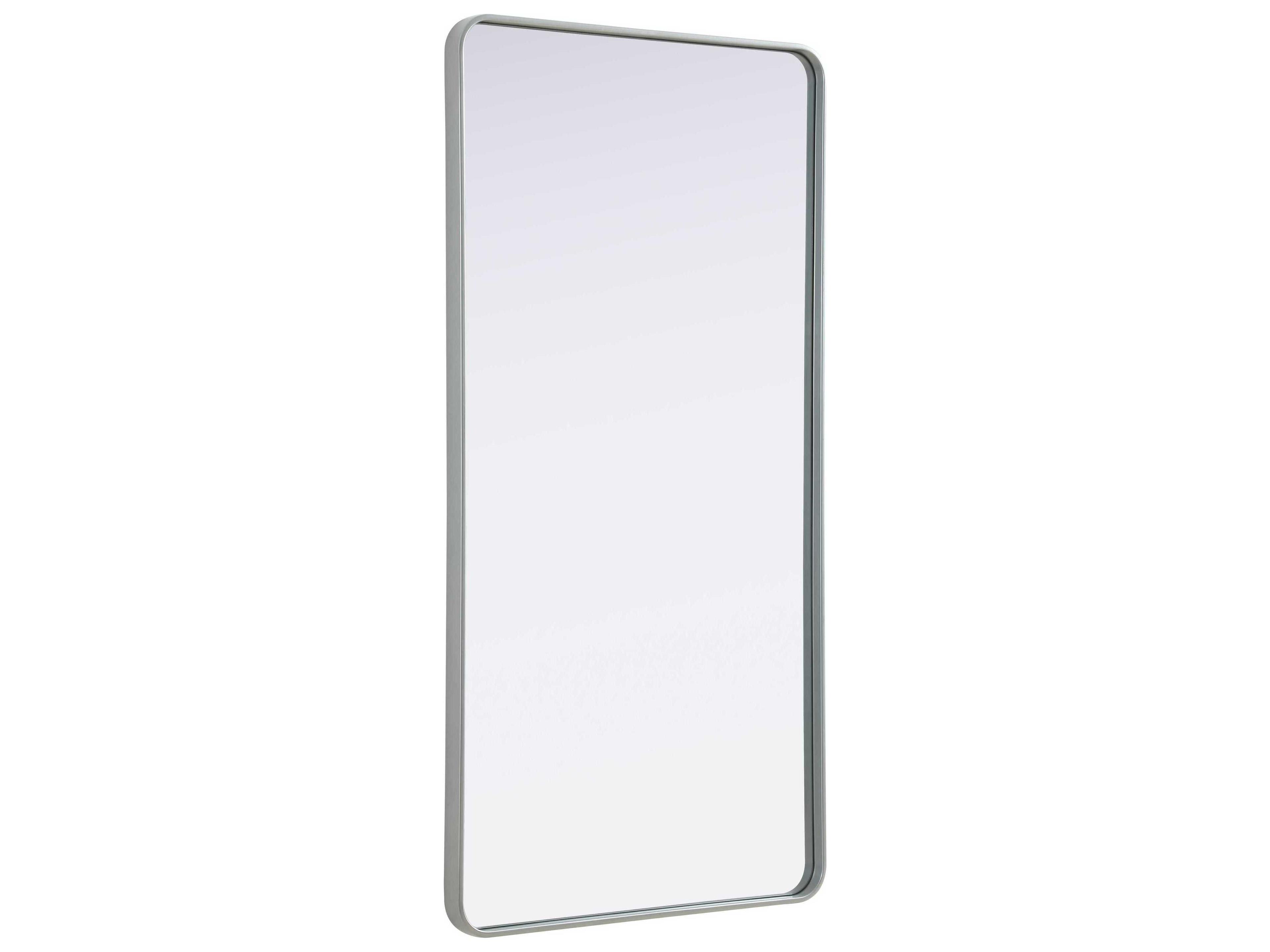 Elegant Lighting Remy Silver Rectangular Wall Mirror