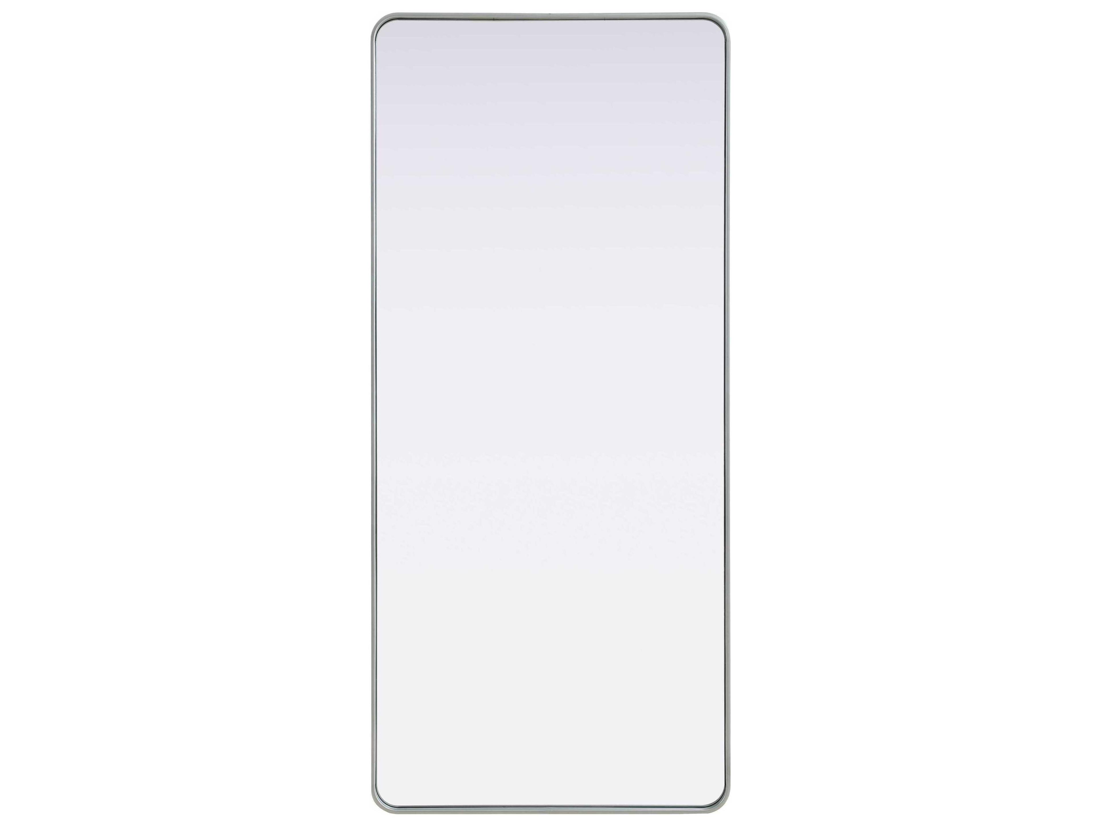 Elegant Lighting Remy Silver Rectangular Wall Mirror