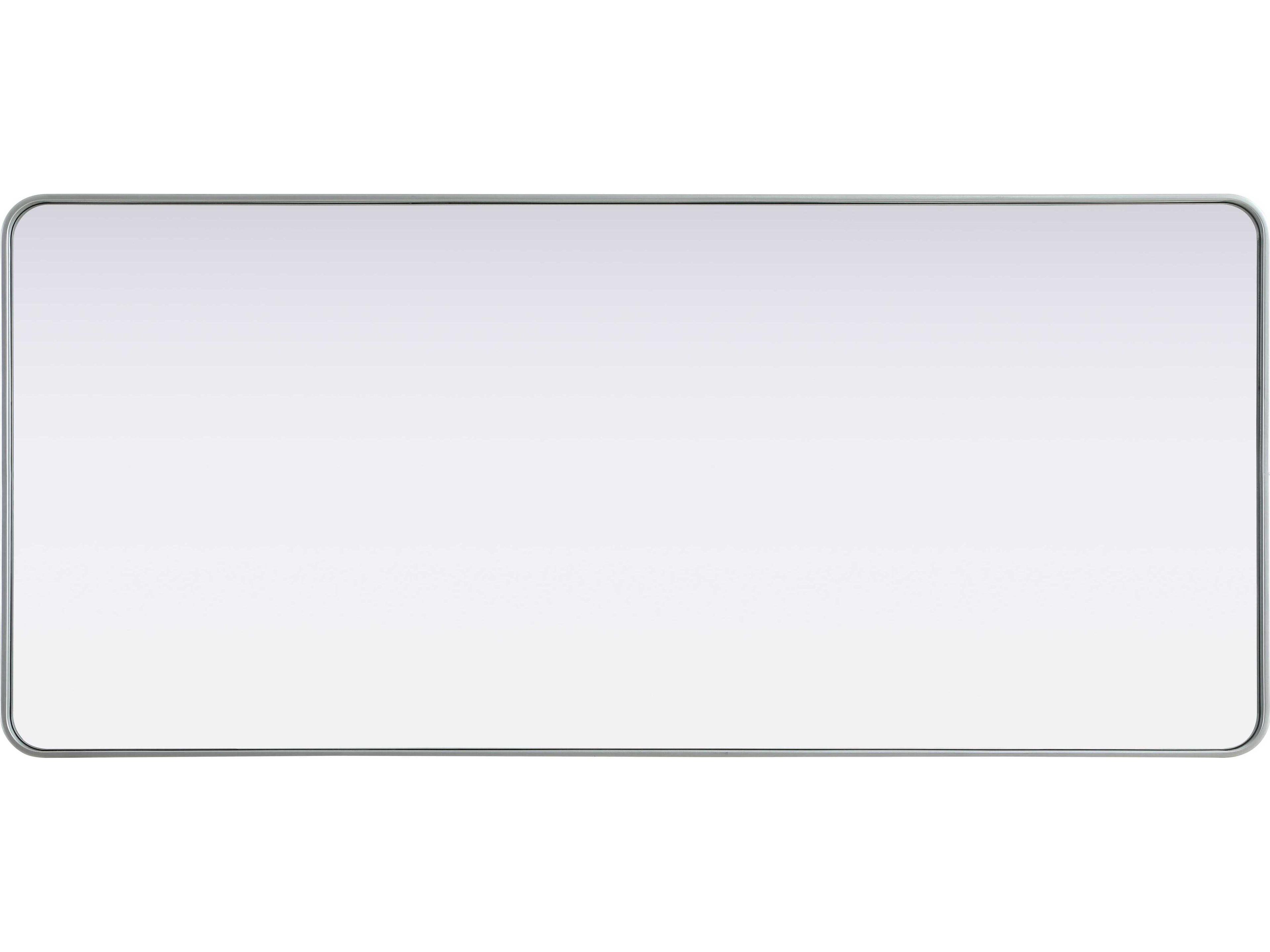 Elegant Lighting Remy Silver Rectangular Wall Mirror