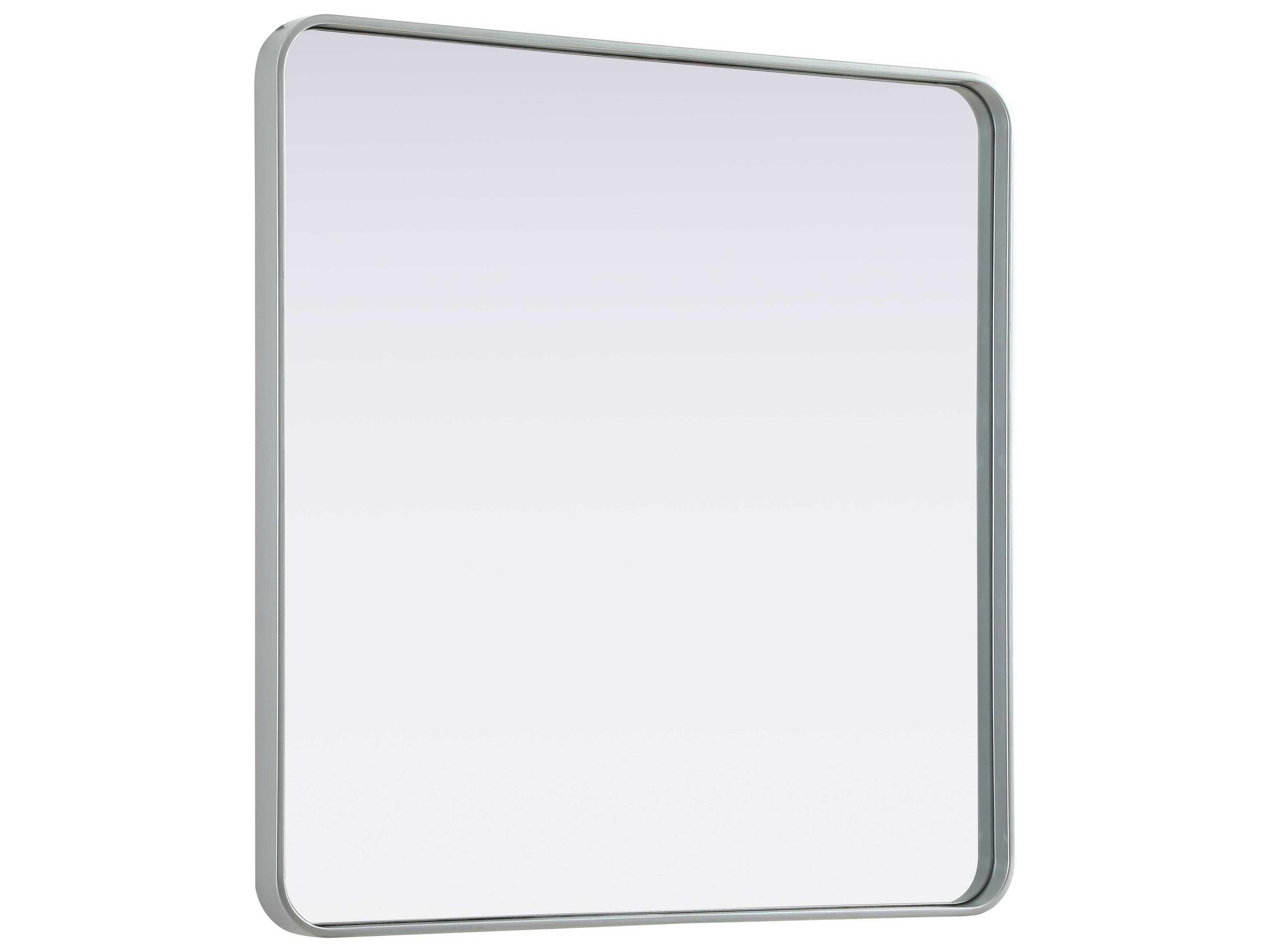 Elegant Lighting Remy Silver Square Wall Mirror
