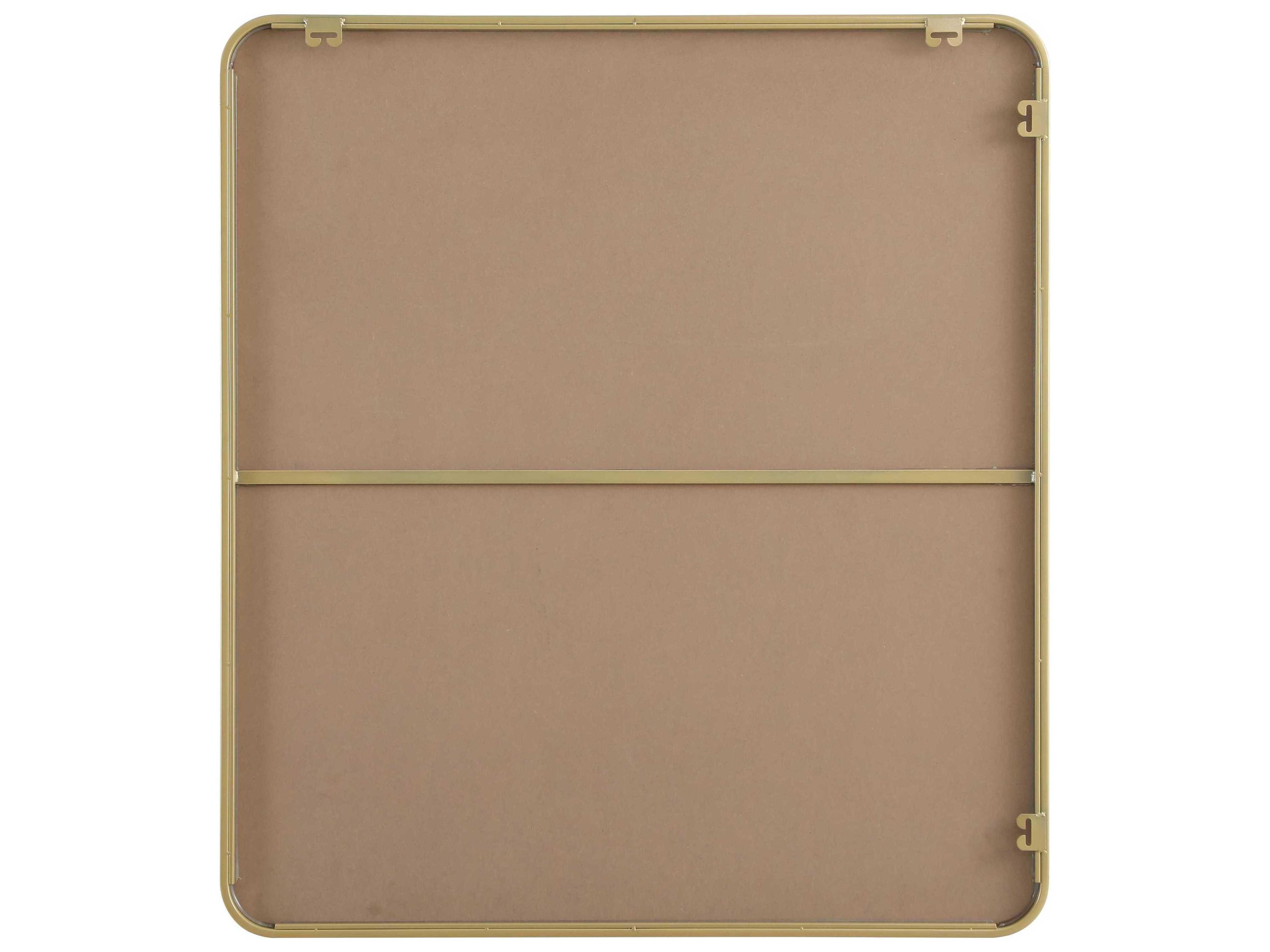 Elegant Lighting Remy Brass Rectangular Wall Mirror