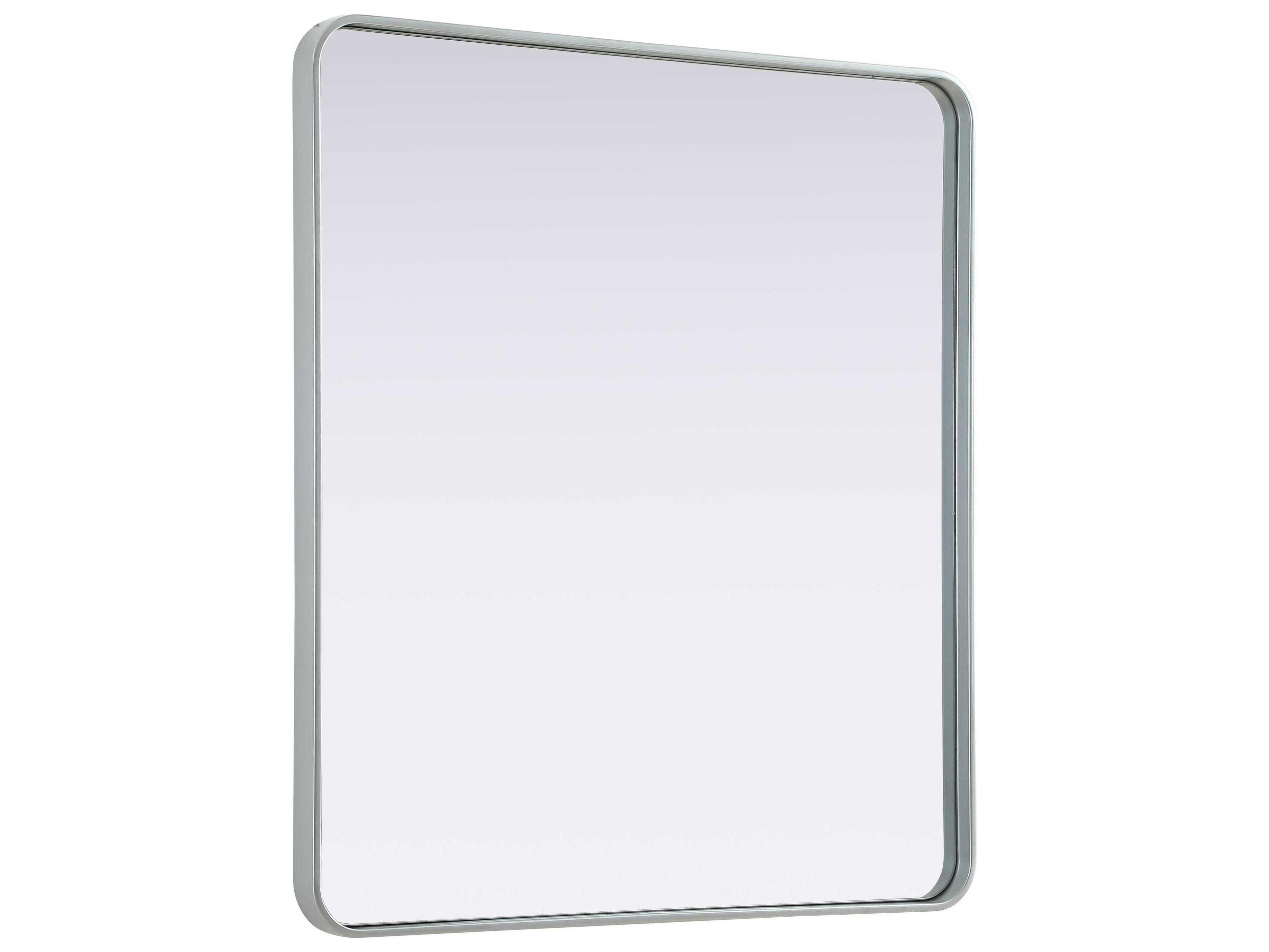 Elegant Lighting Remy Silver Rectangular Wall Mirror