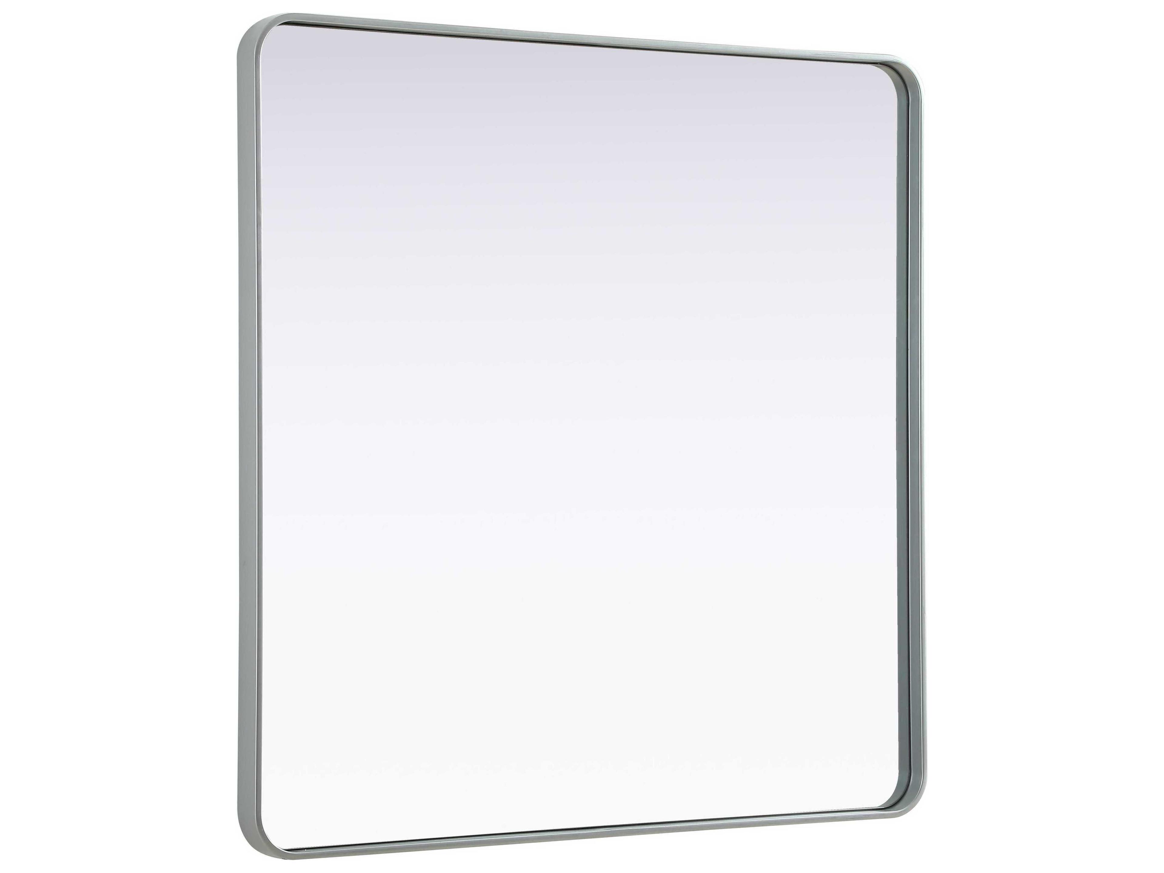 Elegant Lighting Remy Silver Square Wall Mirror