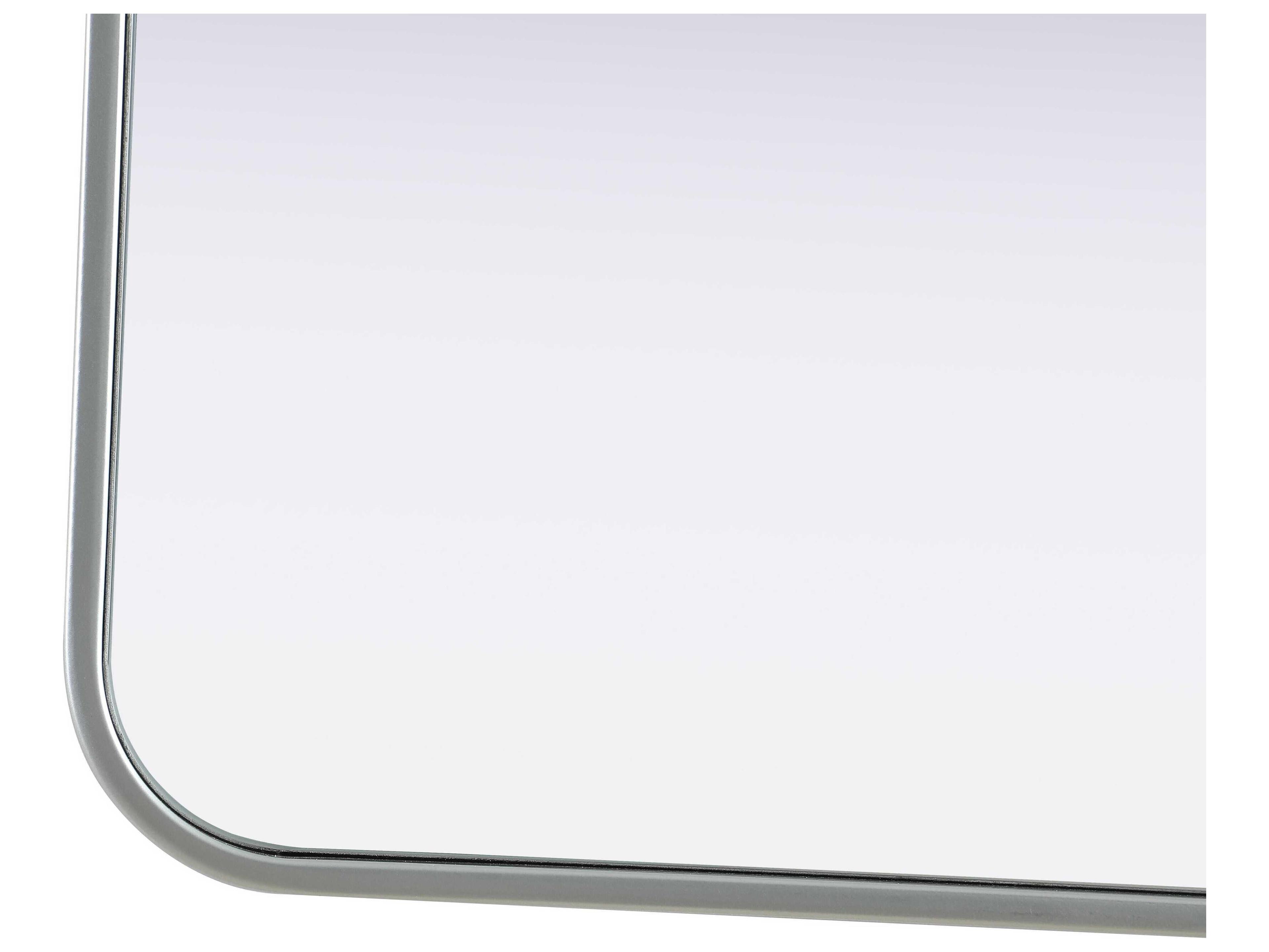 Elegant Lighting Remy Silver Square Wall Mirror