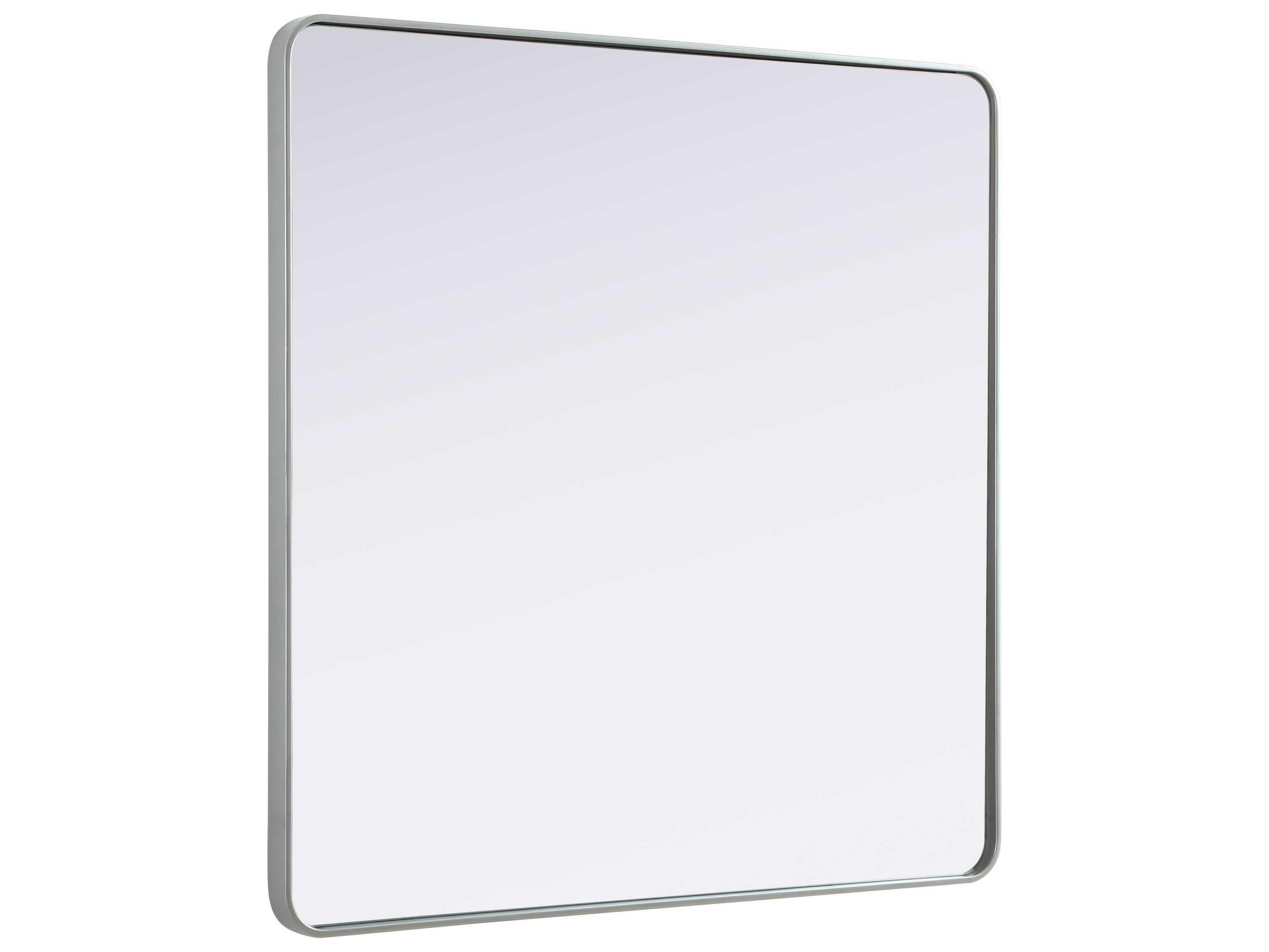 Elegant Lighting Remy Silver Square Wall Mirror