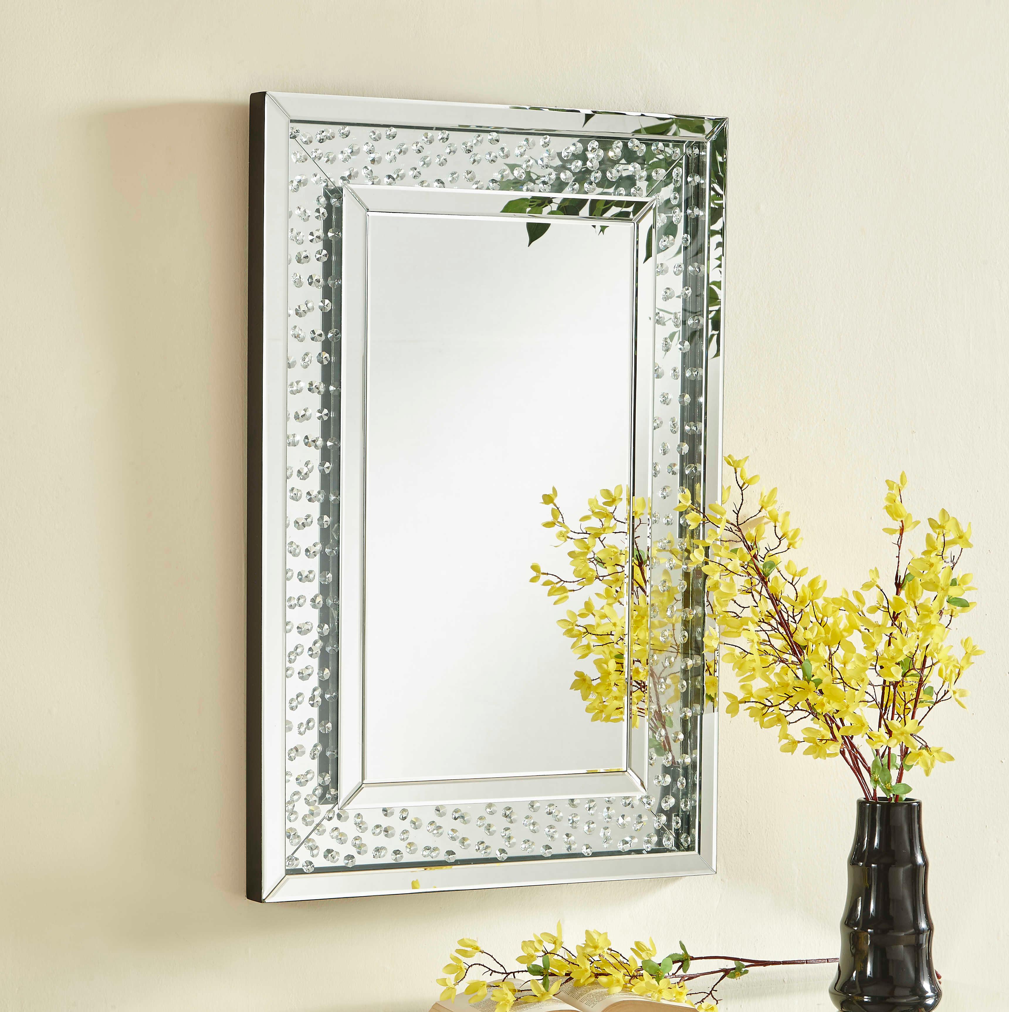 Elegant Lighting Sparkle Clear Wall Mirror