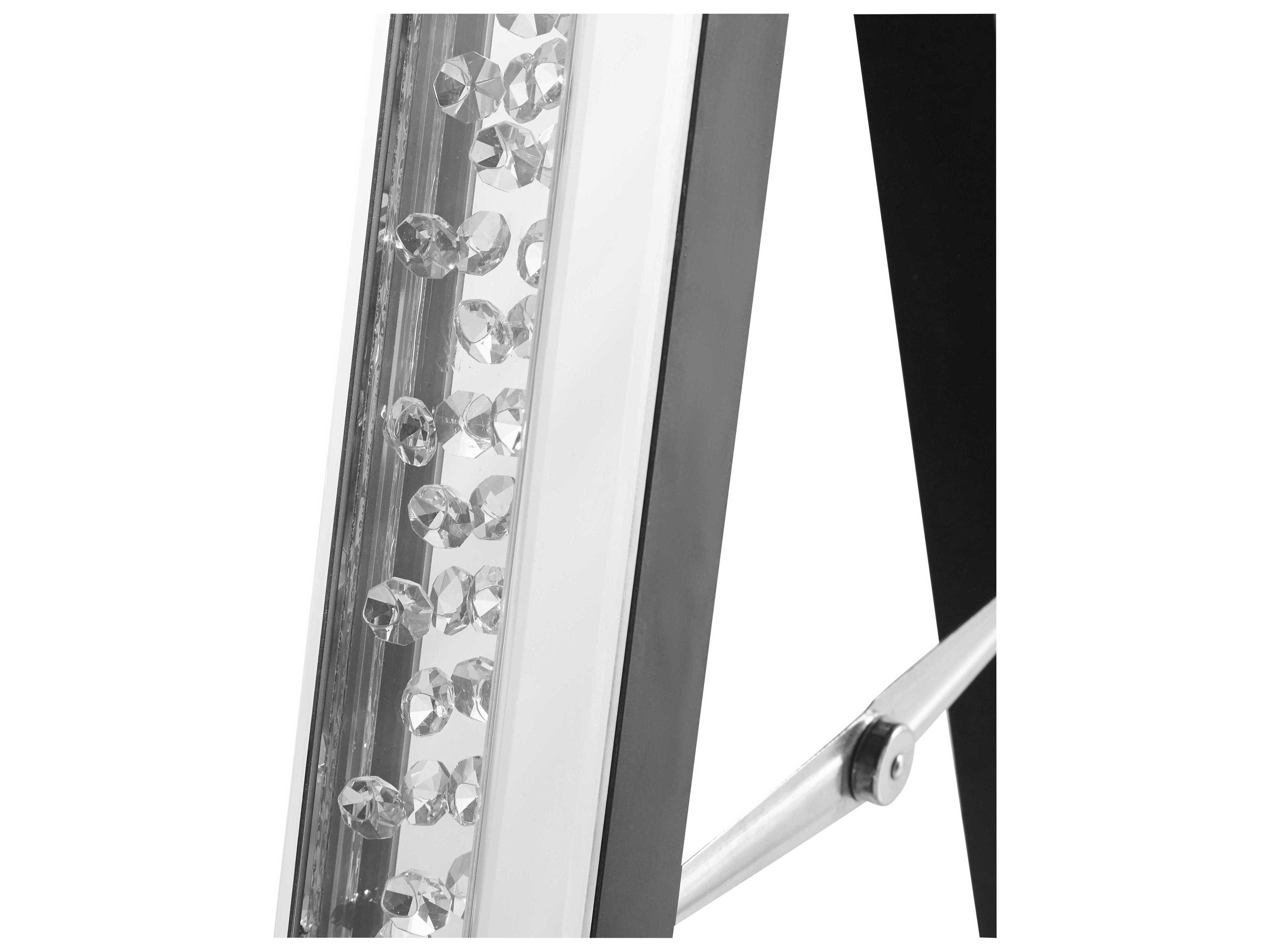 Elegant Lighting Sparkle Clear Floor Mirror