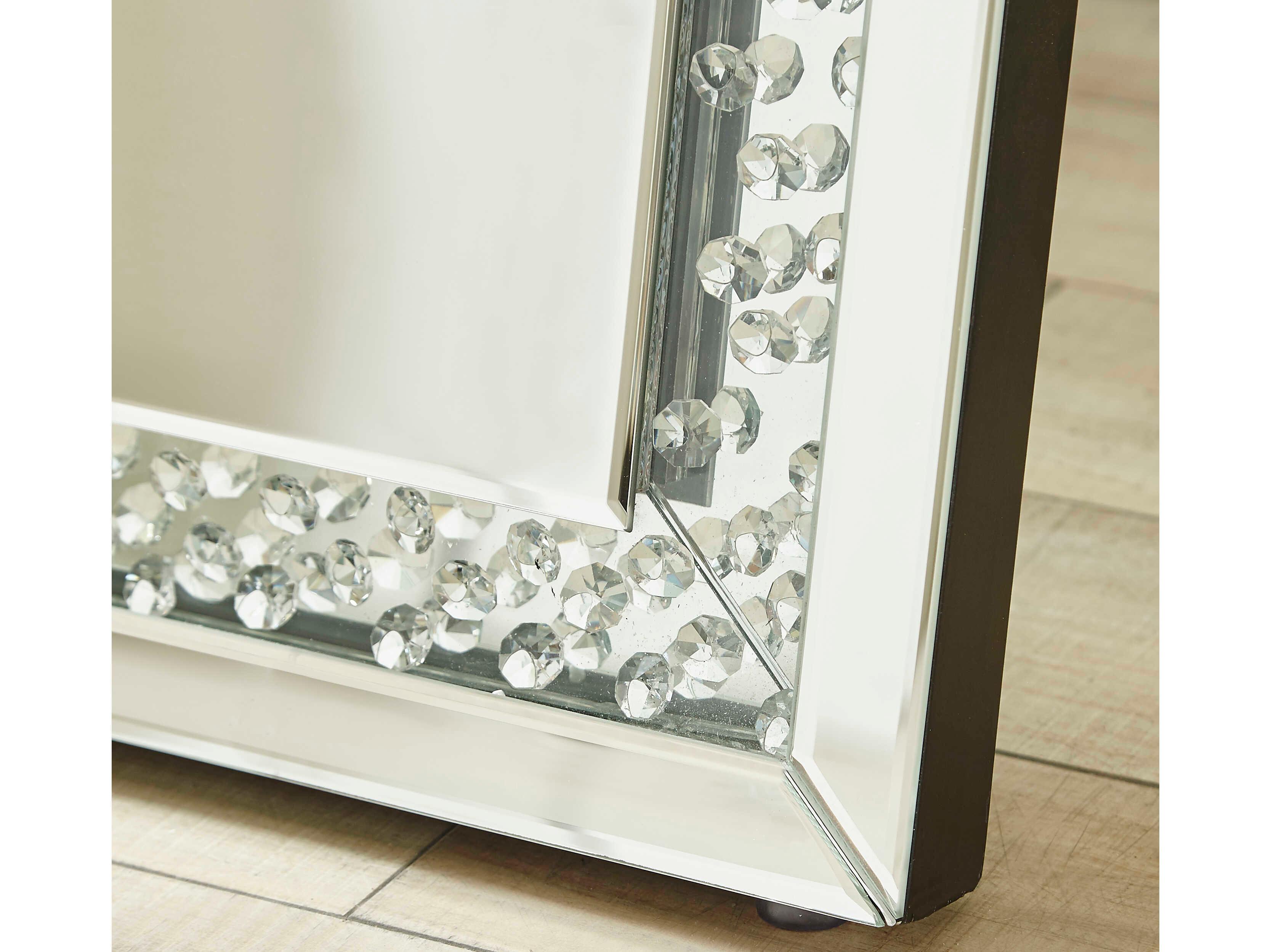 Elegant Lighting Sparkle Clear Floor Mirror