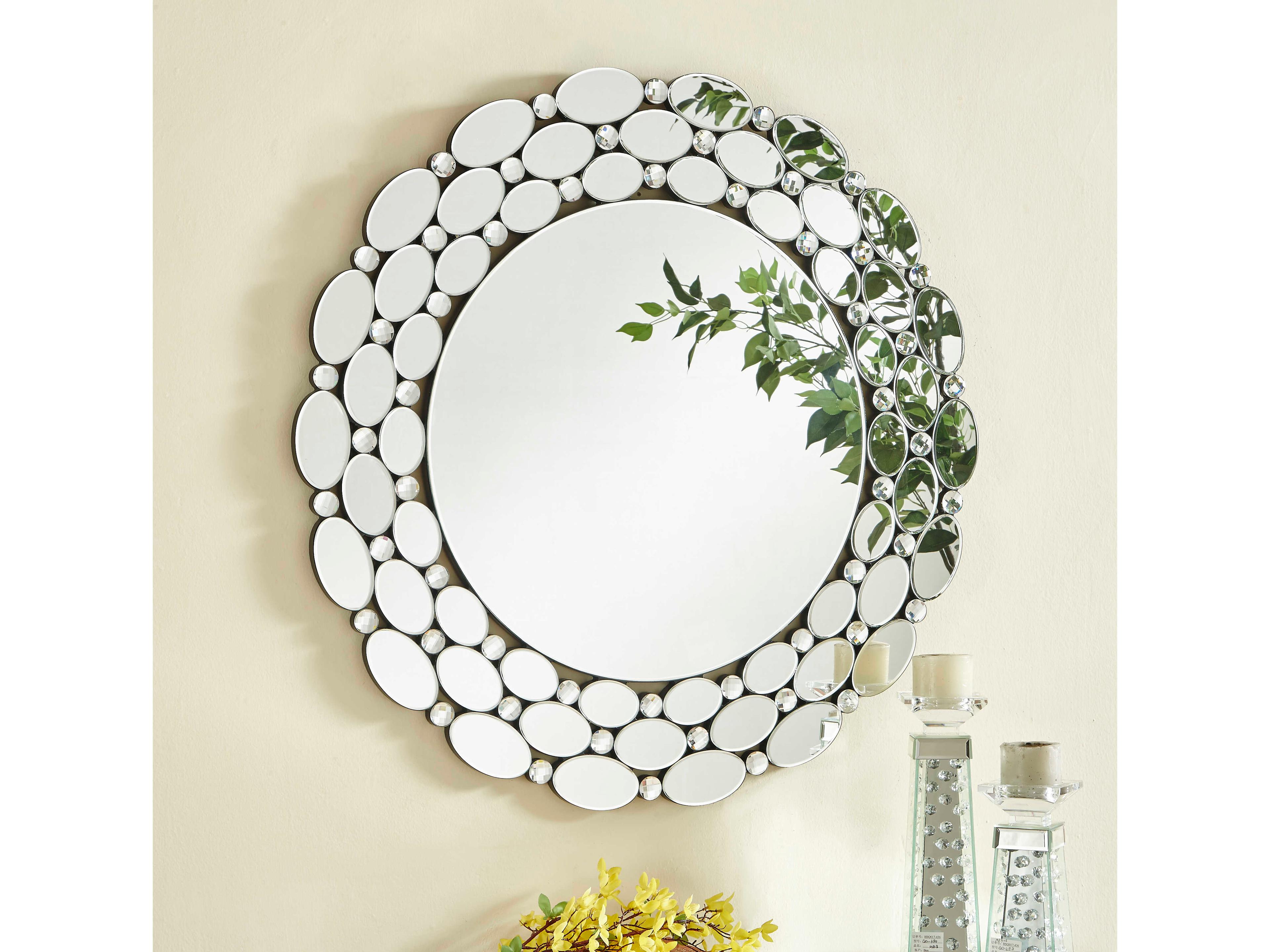 Elegant Lighting Sparkle Clear Wall Mirror