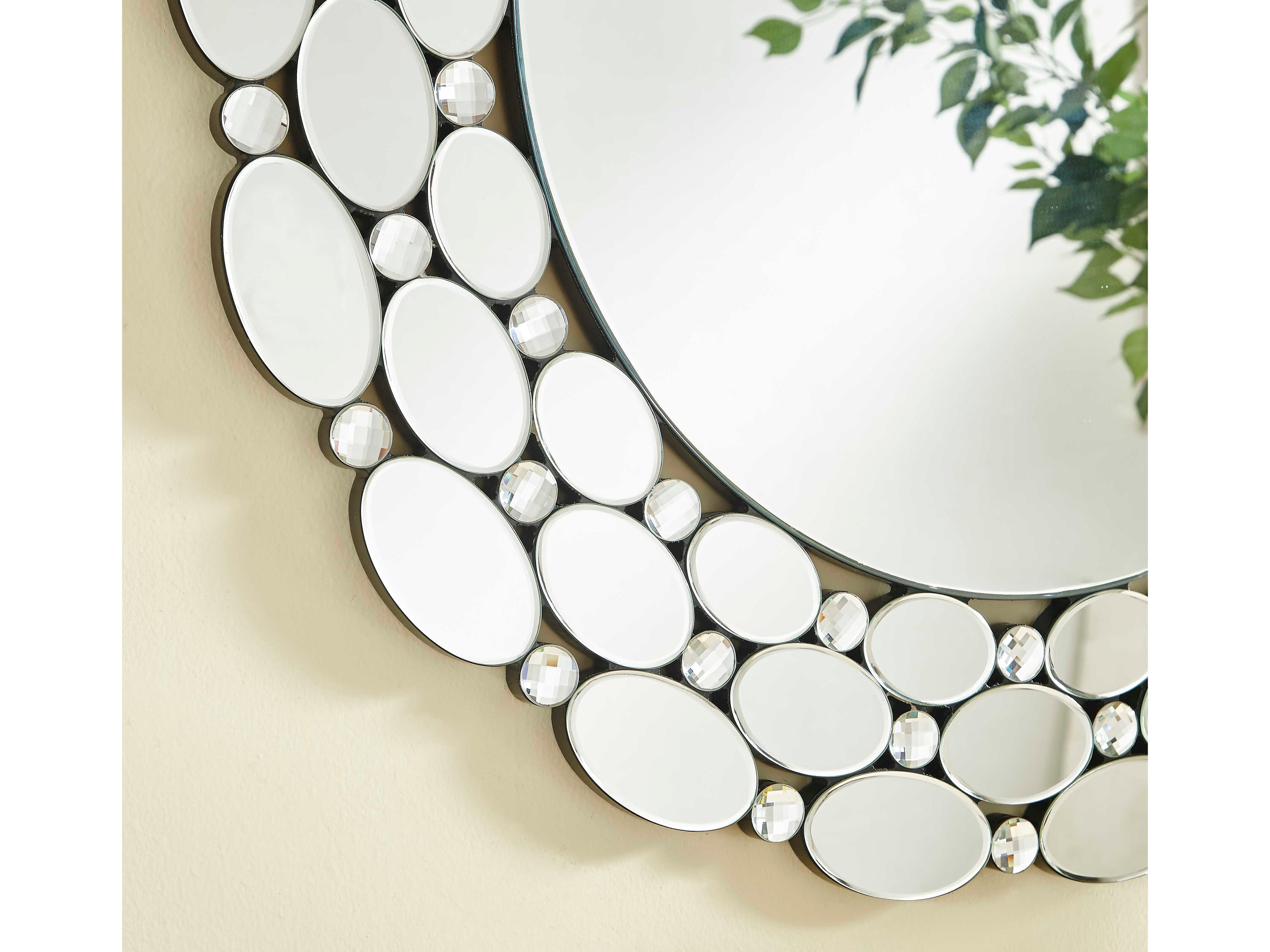 Elegant Lighting Sparkle Clear Wall Mirror