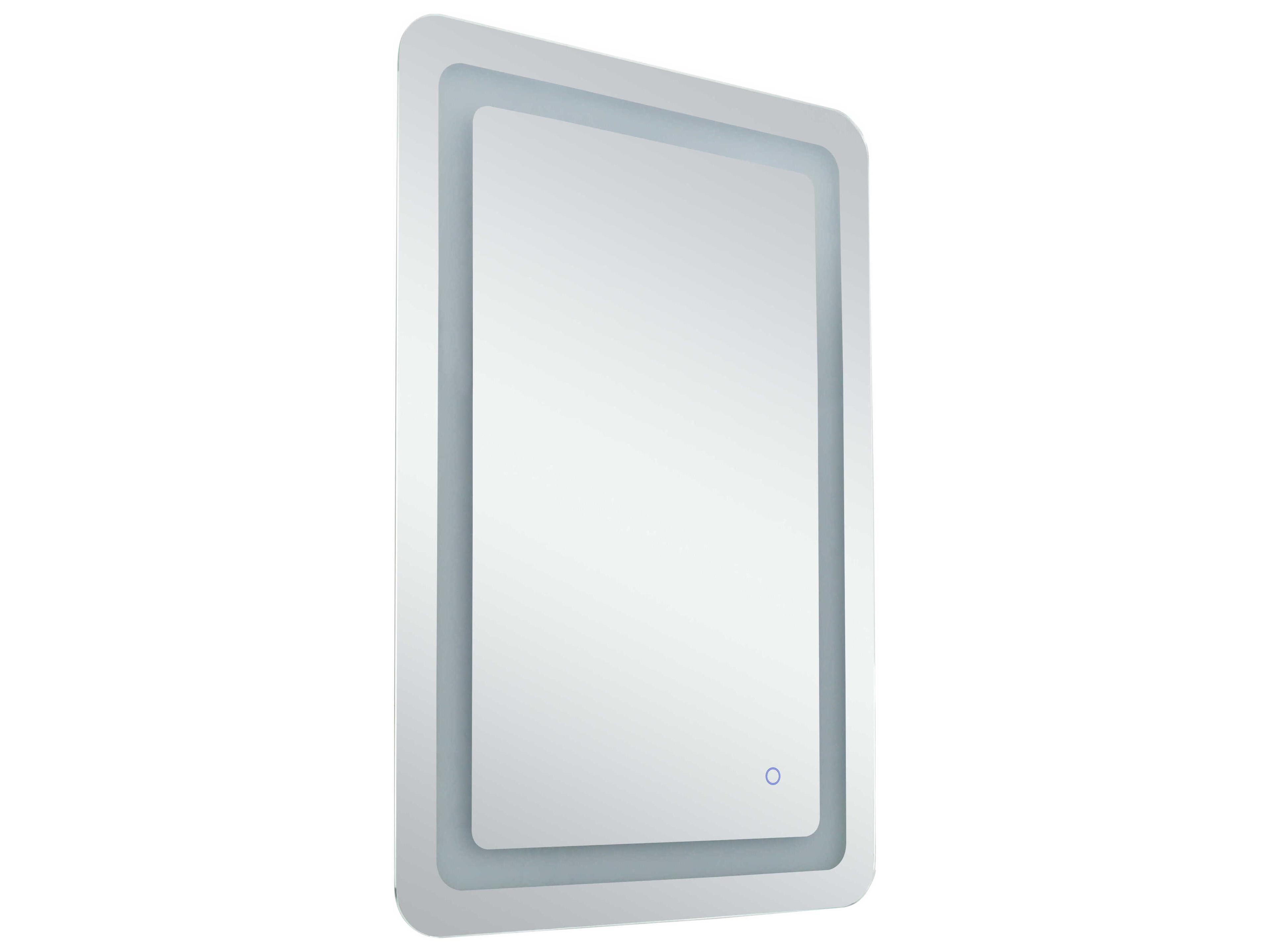 Elegant Lighting Genesis Rectangular Wall Mirror