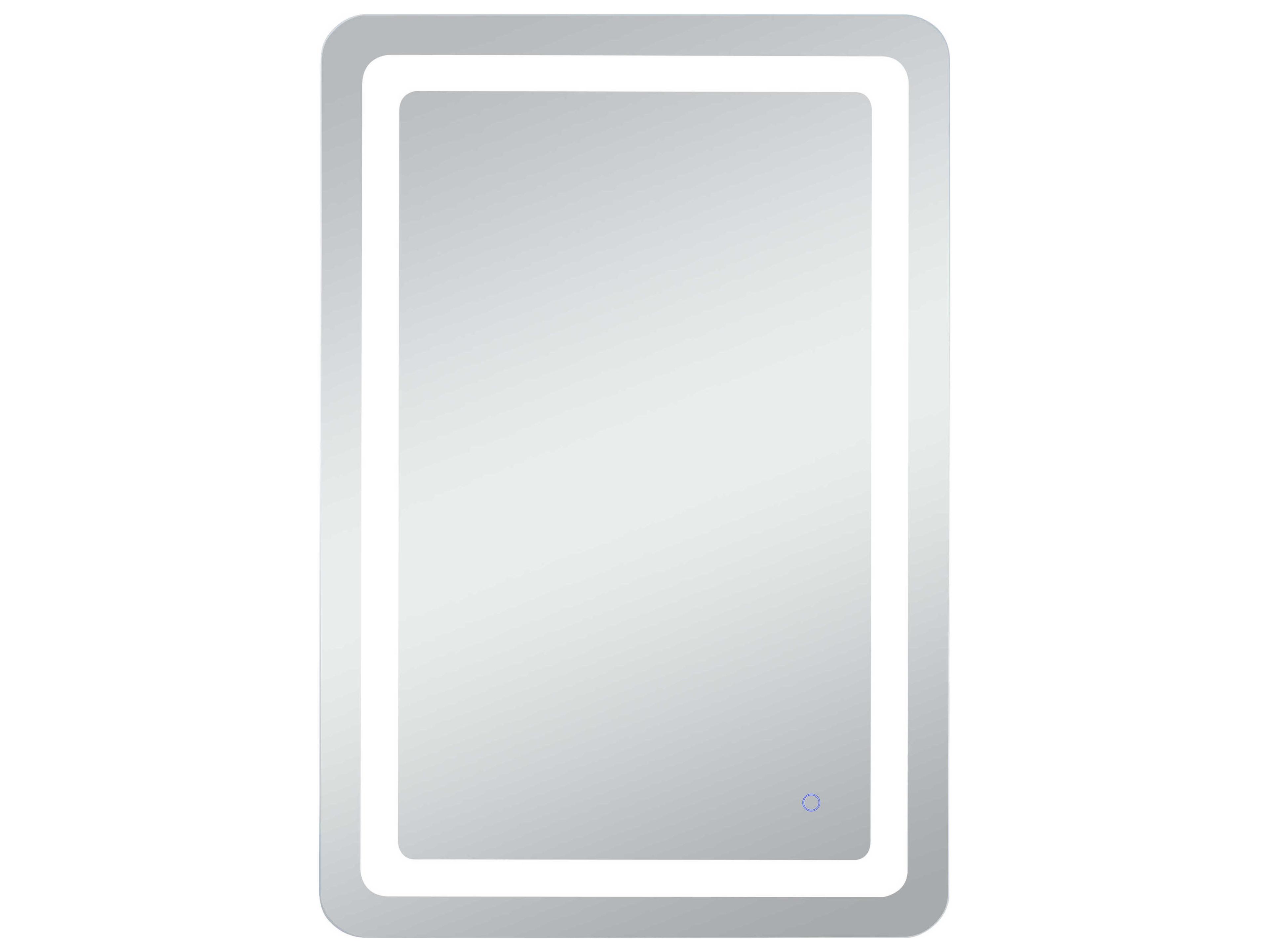 Elegant Lighting Genesis Rectangular Wall Mirror