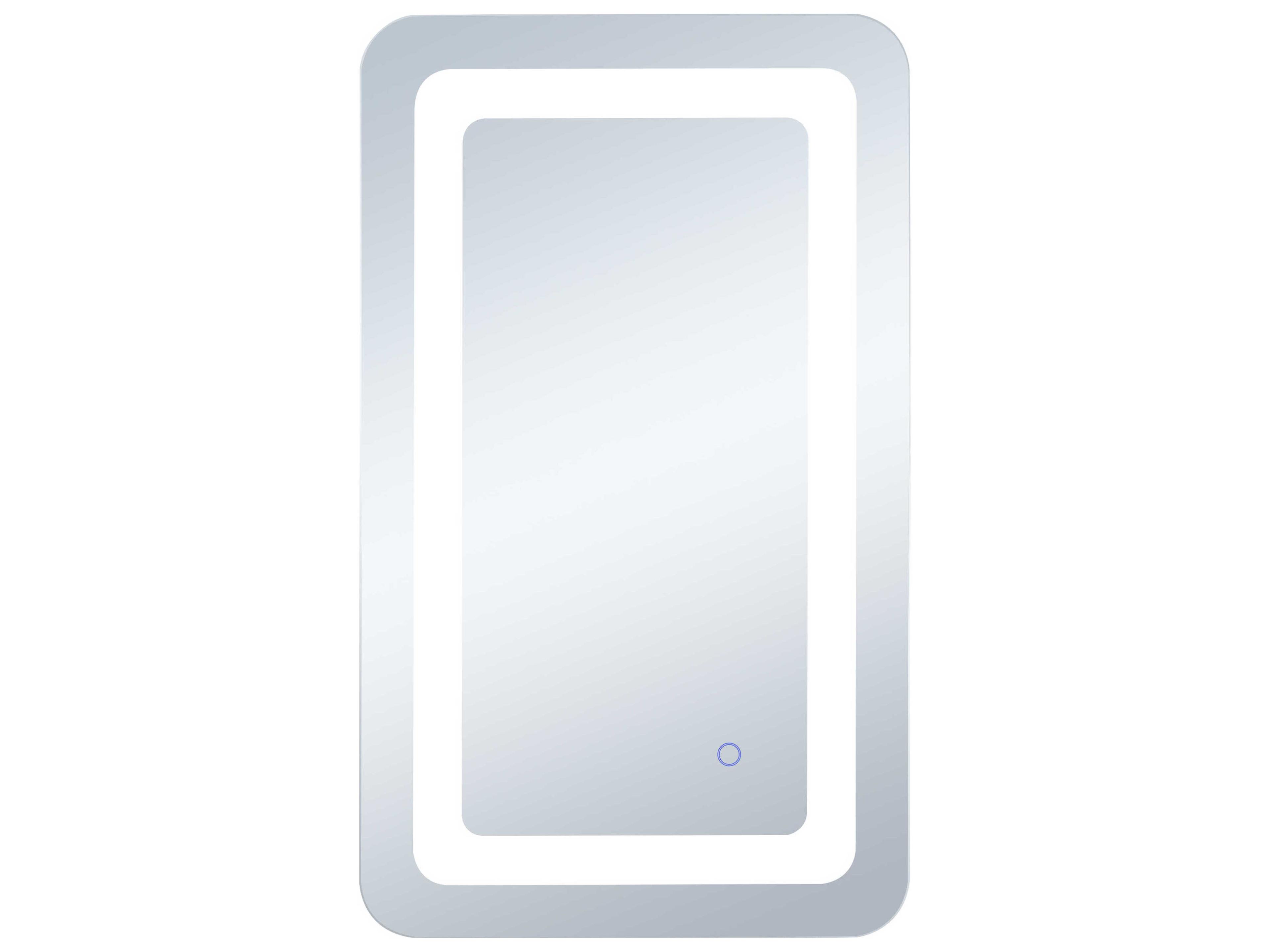 Elegant Lighting Genesis Rectangular Wall Mirror