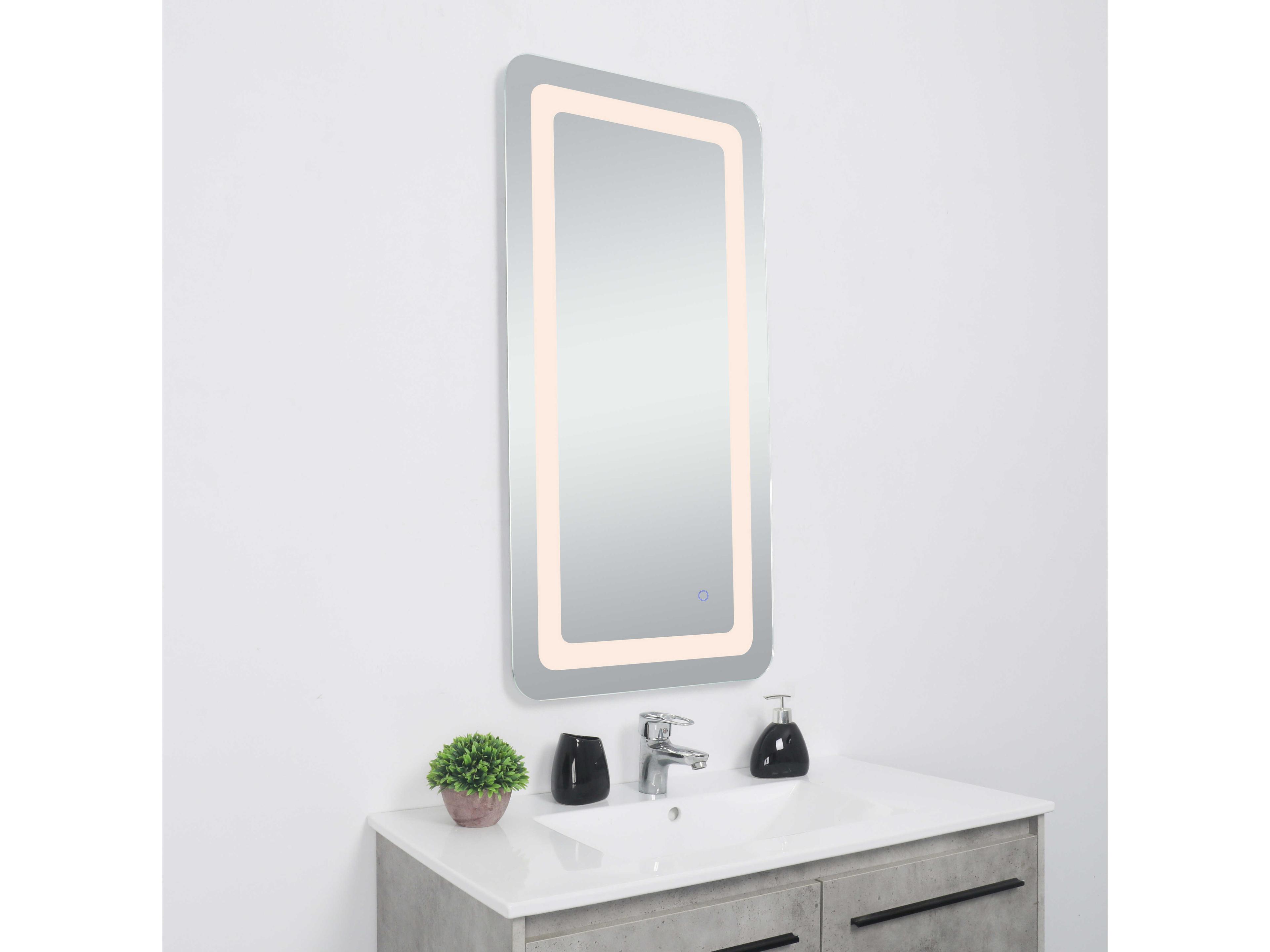 Elegant Lighting Genesis Rectangular Wall Mirror
