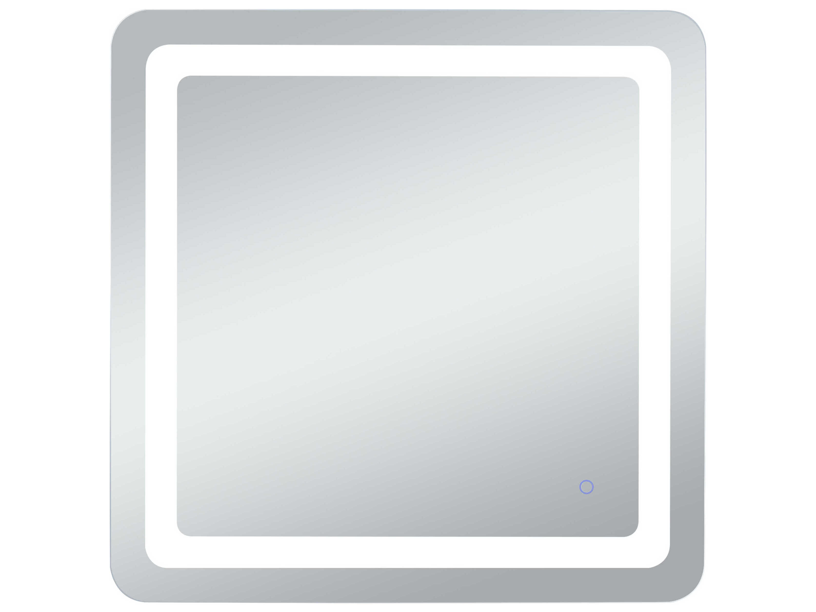 Elegant Lighting Genesis Square Wall Mirror