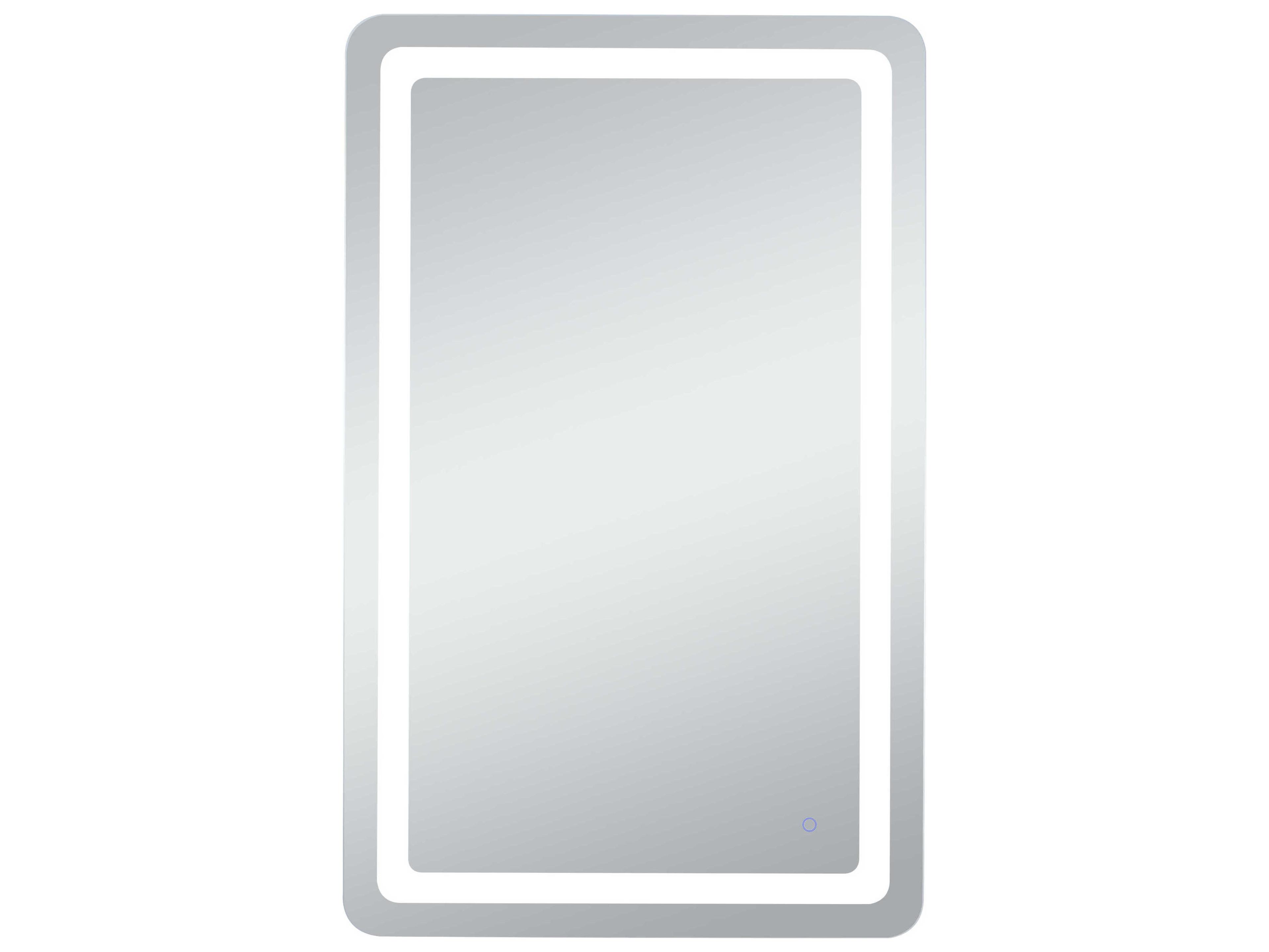 Elegant Lighting Genesis Rectangular Wall Mirror