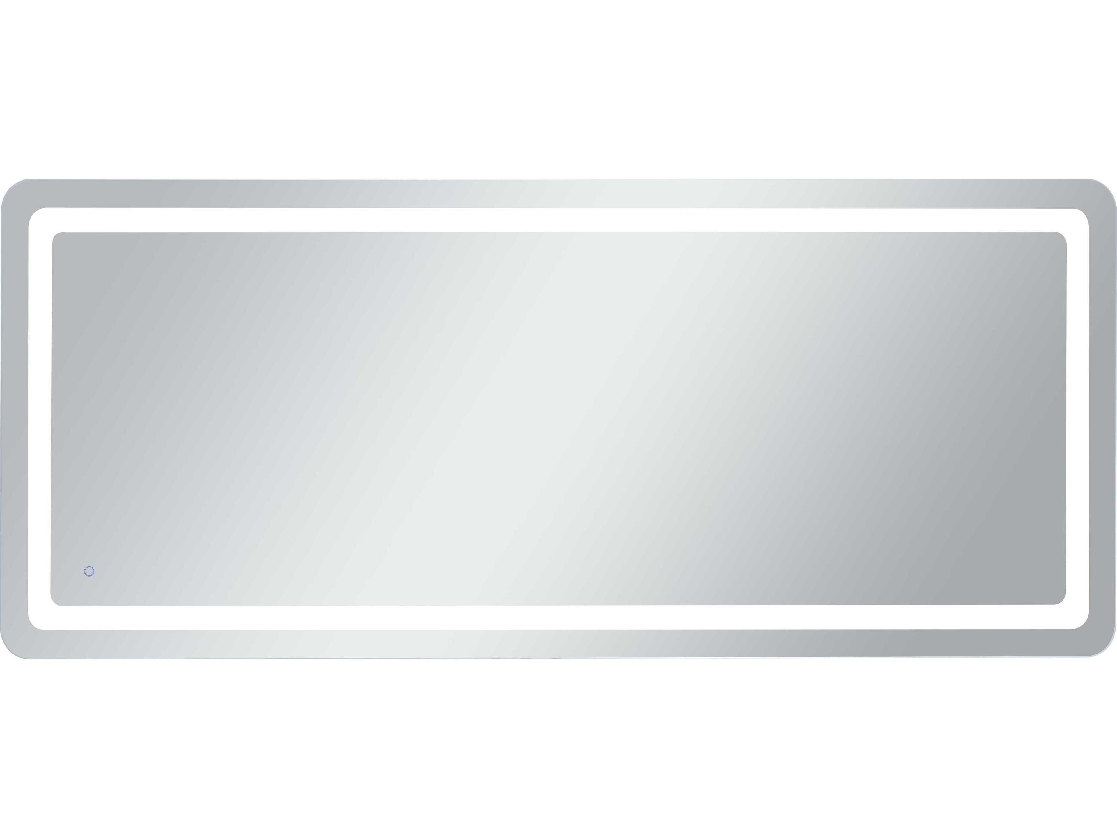 Elegant Lighting Genesis Rectangular Wall Mirror