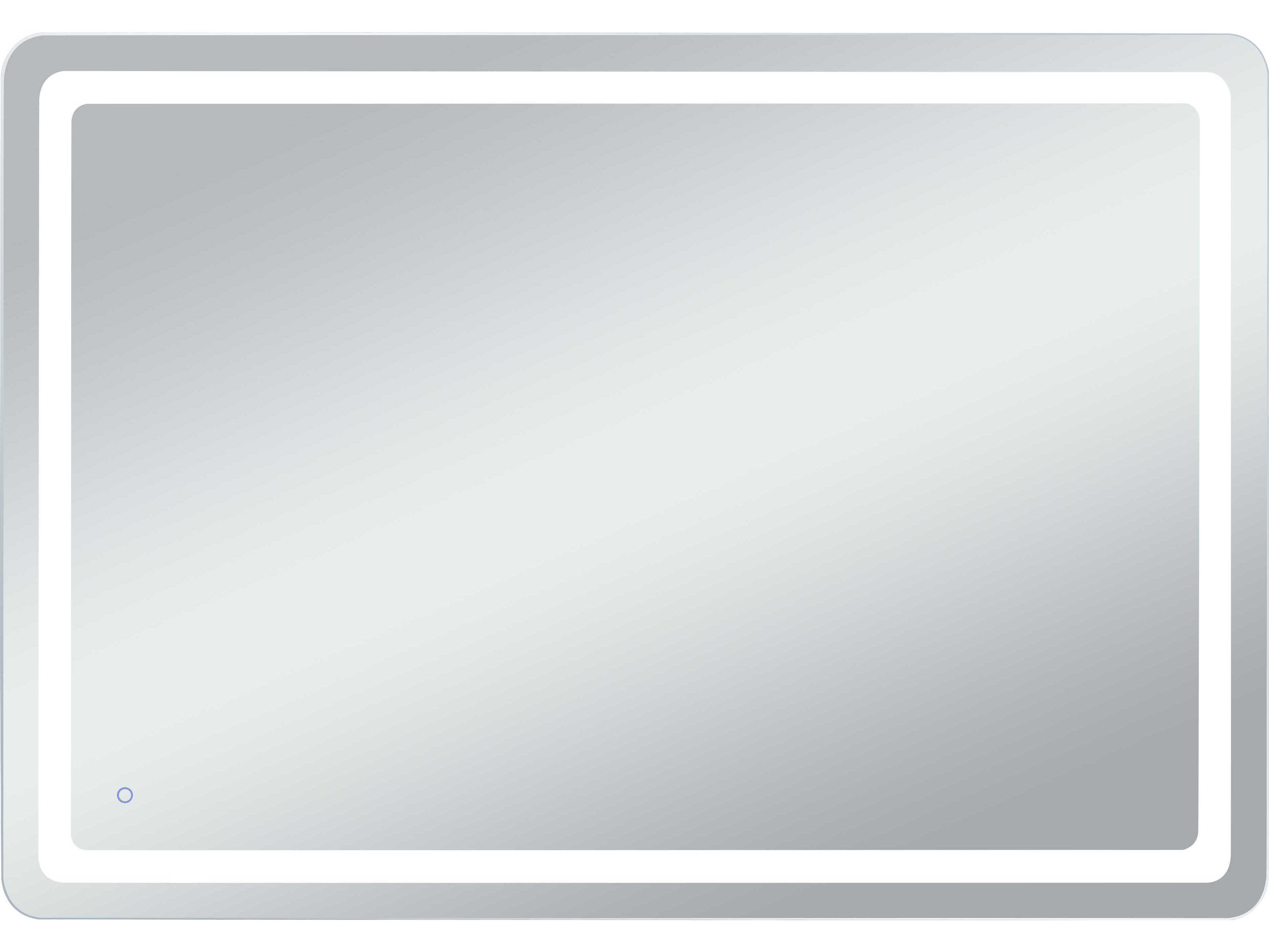 Elegant Lighting Genesis Rectangular Wall Mirror