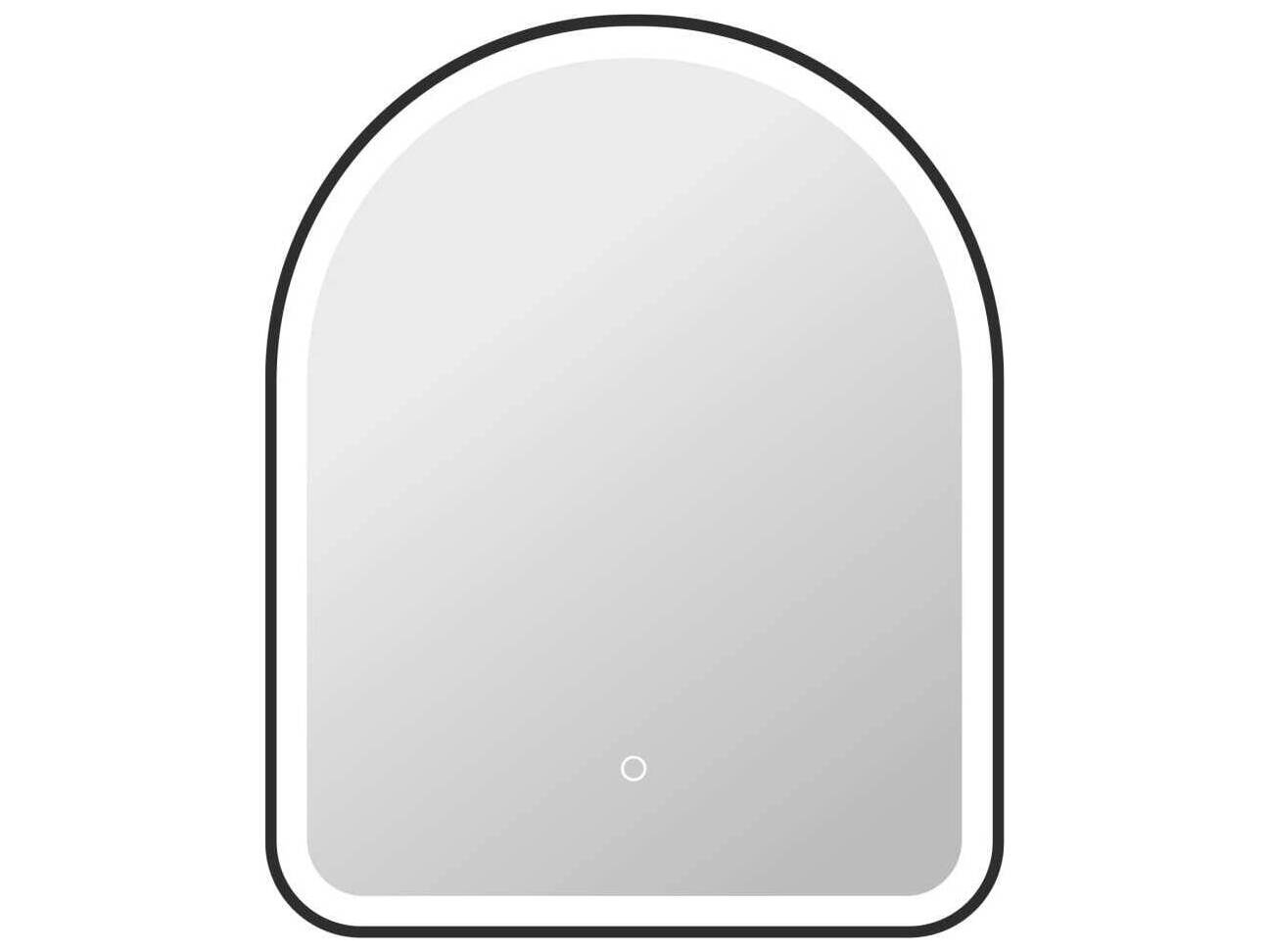 Elegant Lighting Harmoni Black Arch Wall Mirror