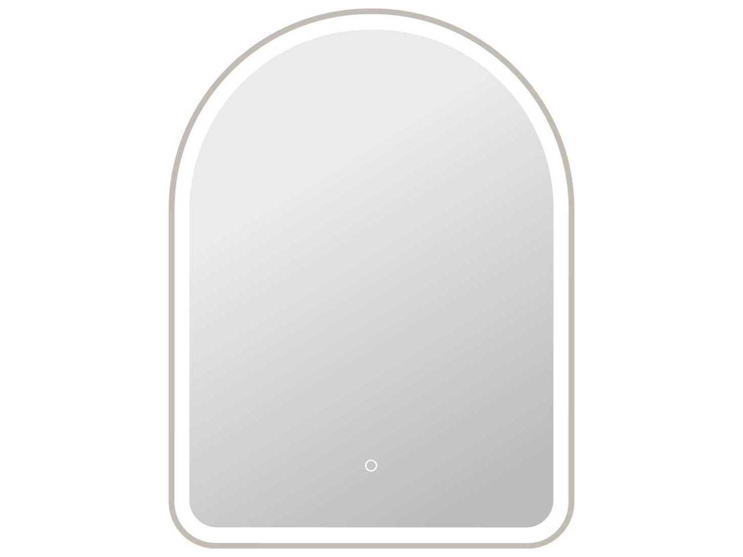 Elegant Lighting Harmoni Silver Arch Wall Mirror