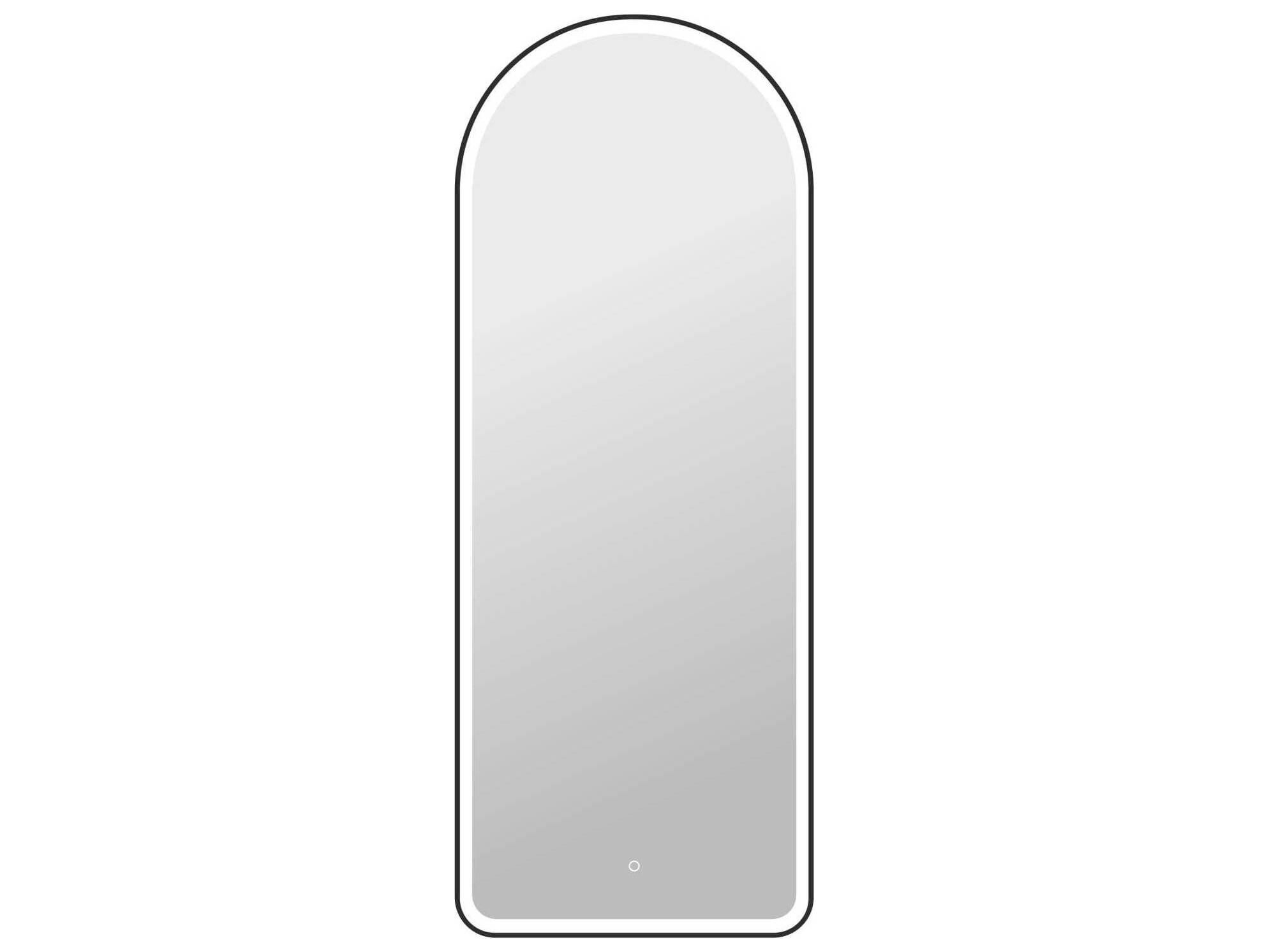 Elegant Lighting Harmoni Black Arch Wall Mirror