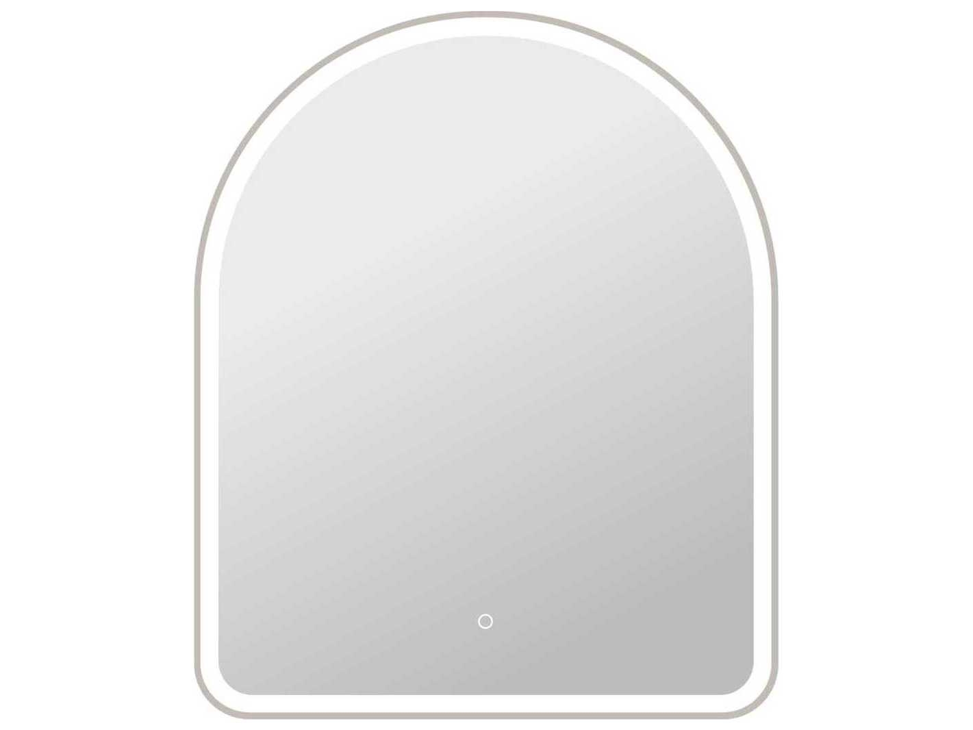 Elegant Lighting Harmoni Silver Arch Wall Mirror