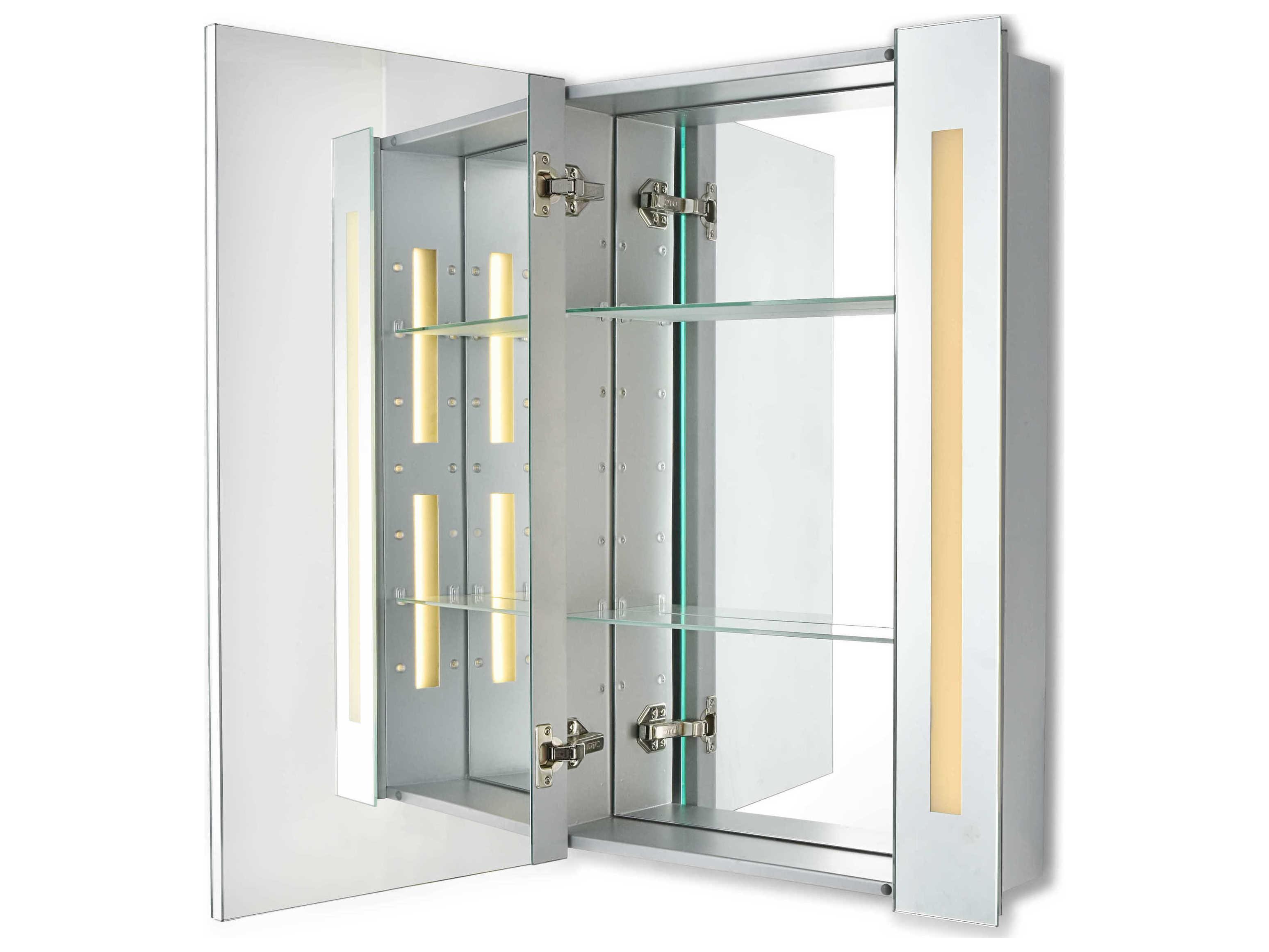 Elegant Lighting Elixir Silver Powder Coating Wall Mirror