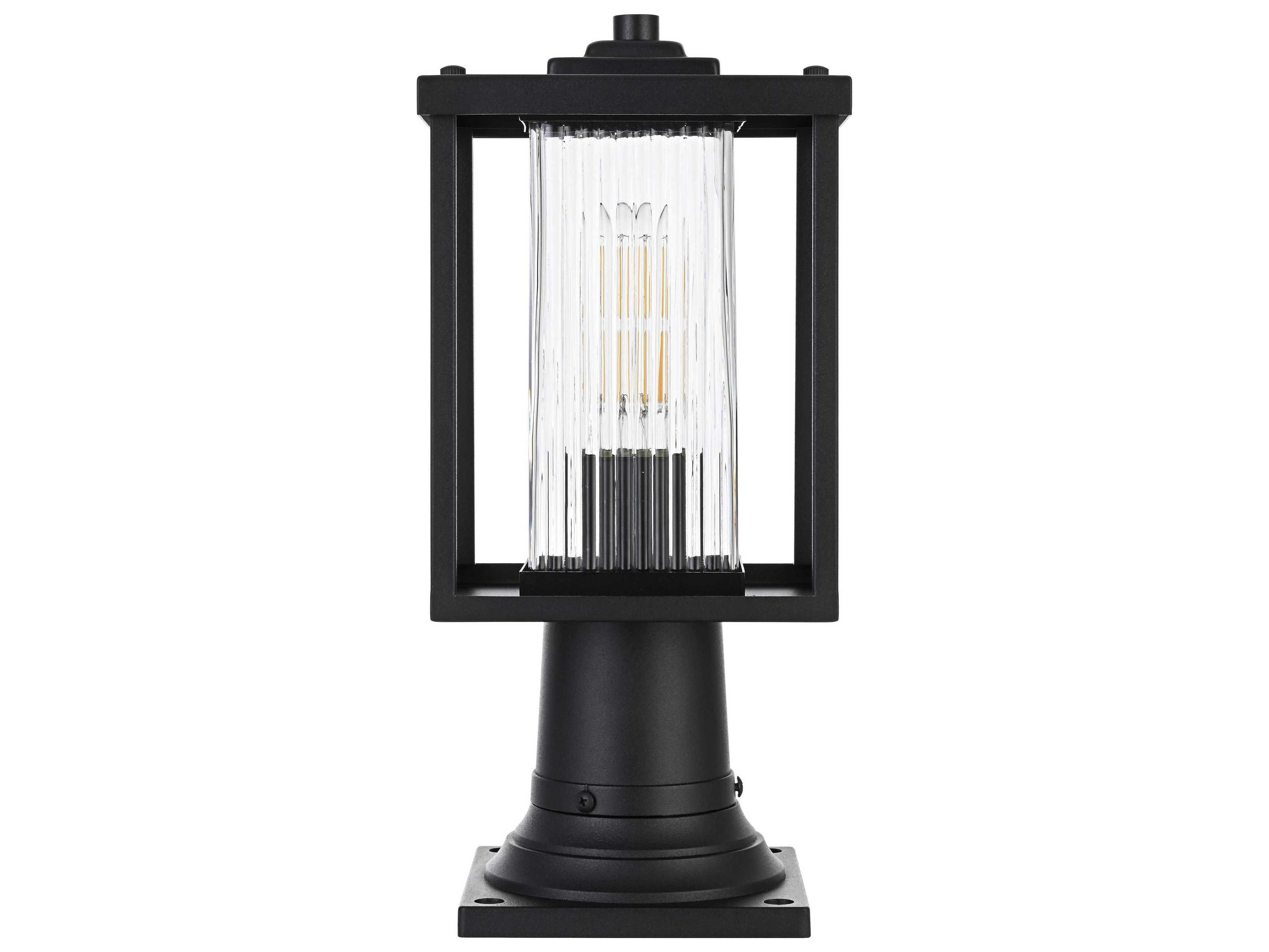 Elegant Lighting Dover 1-Light Outdoor Post Light