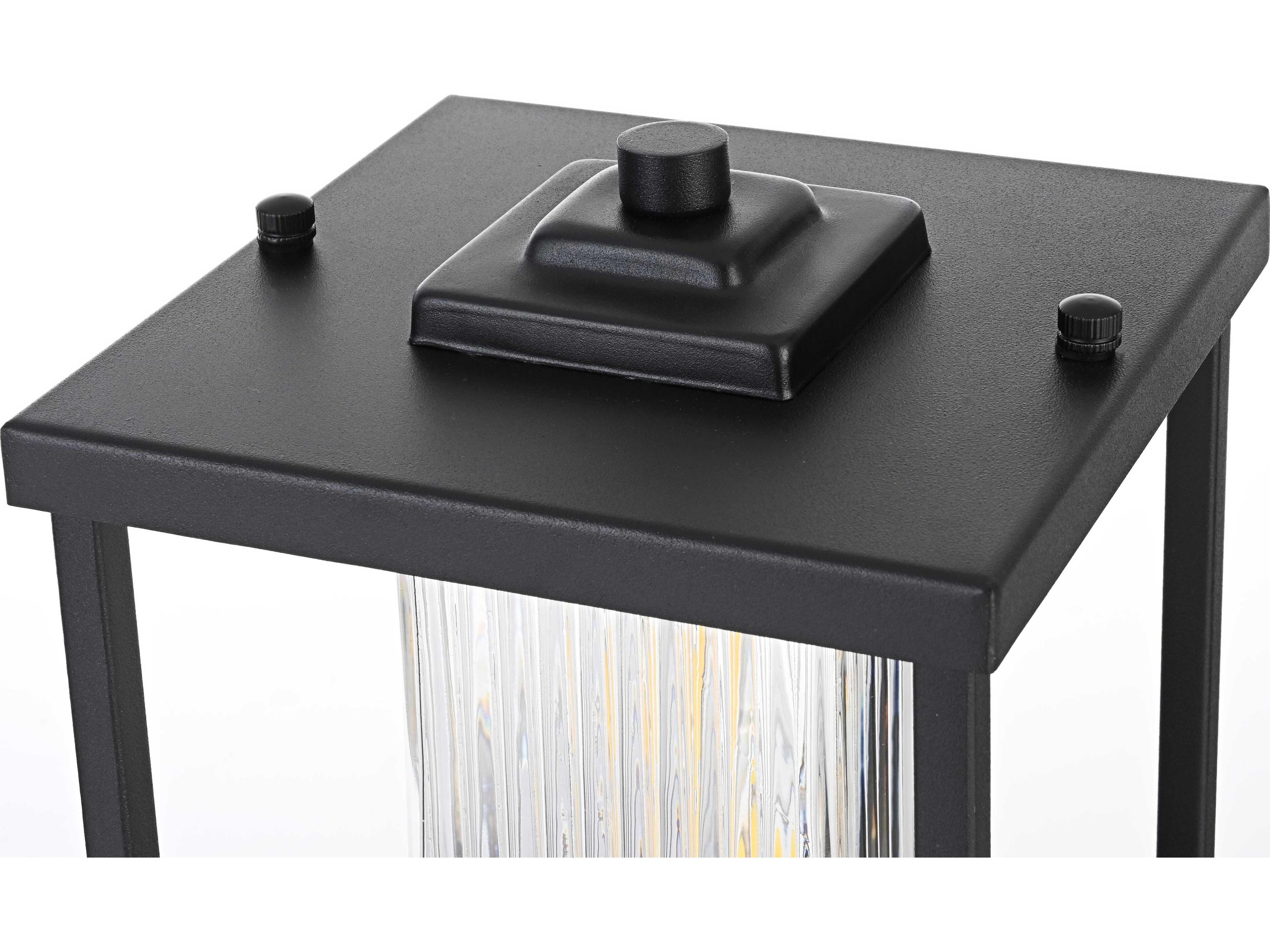 Elegant Lighting Dover 1-Light Outdoor Post Light